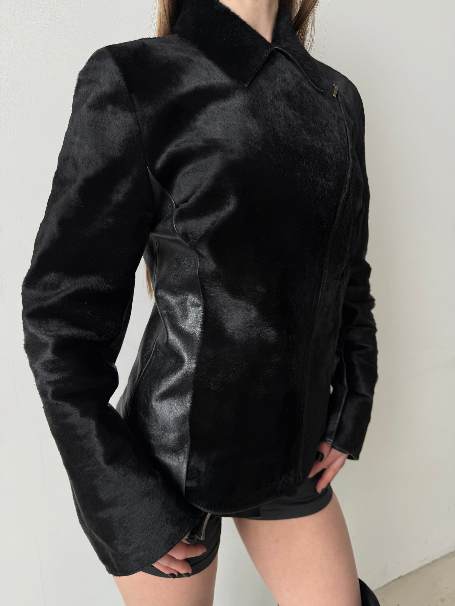 Vintage leather jacket TWINKLING GLOBAL