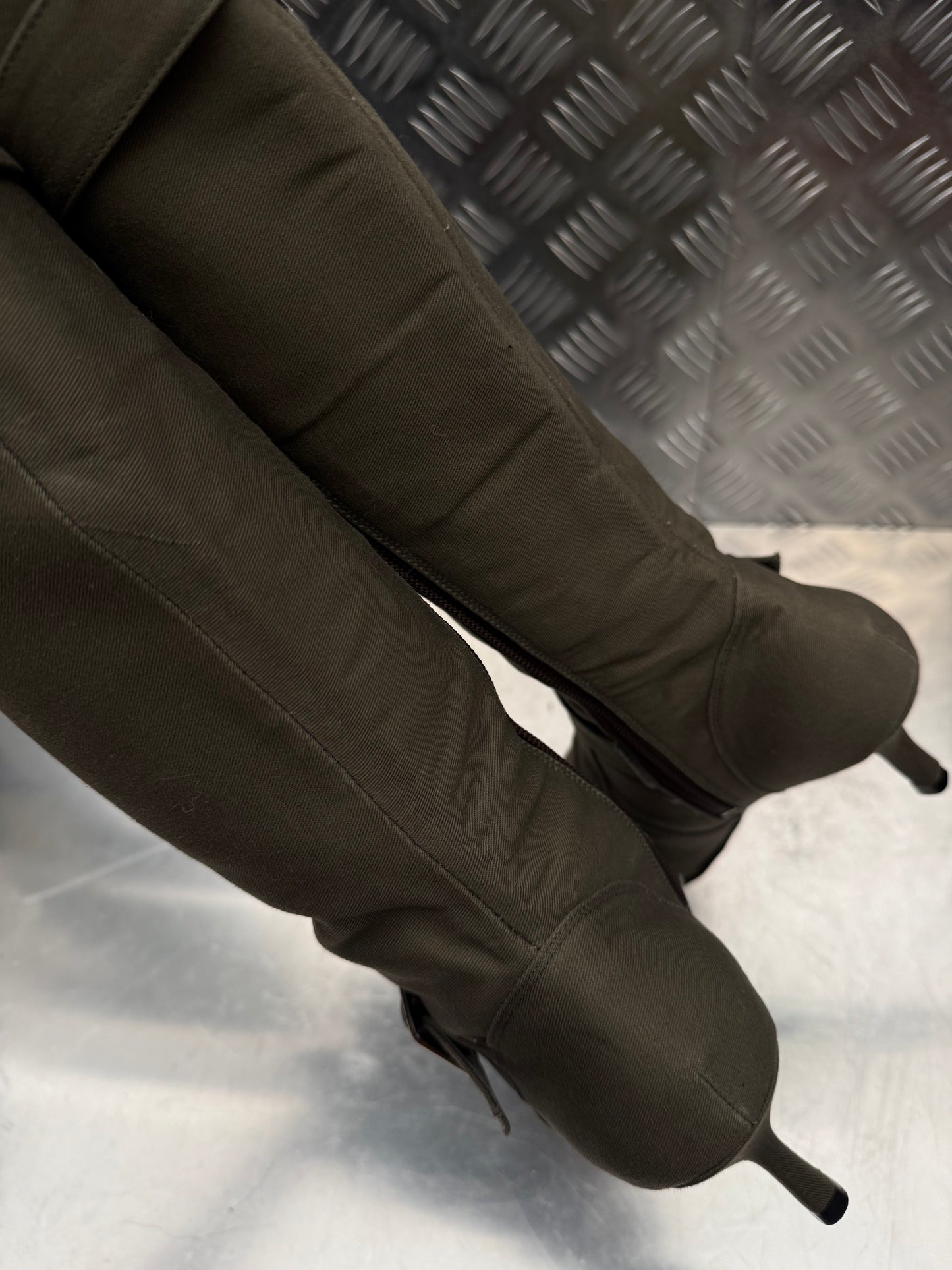 Textile moto style boots TWINKLING GLOBAL