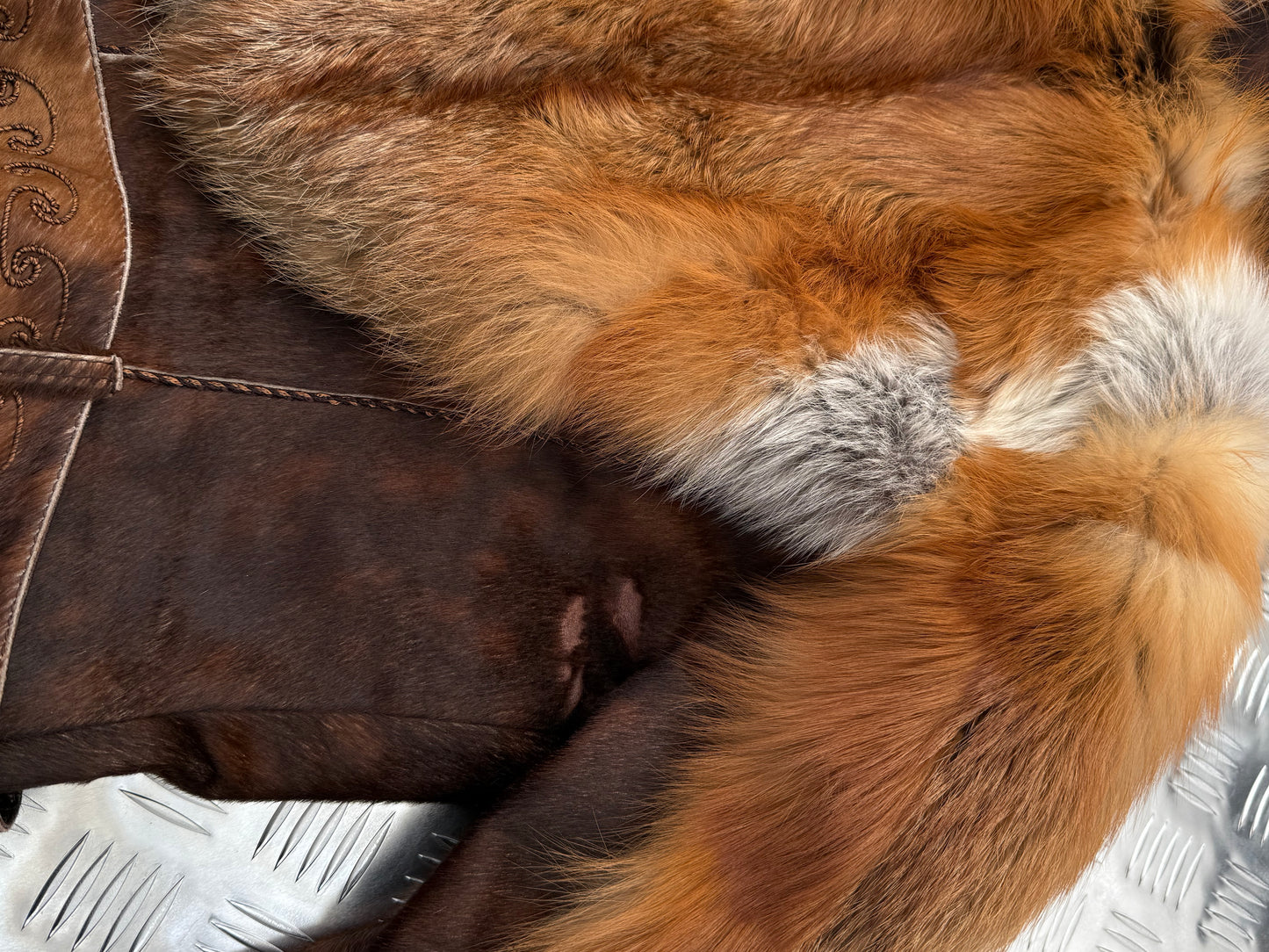 Vintage leather jacket TWINKLING GLOBAL