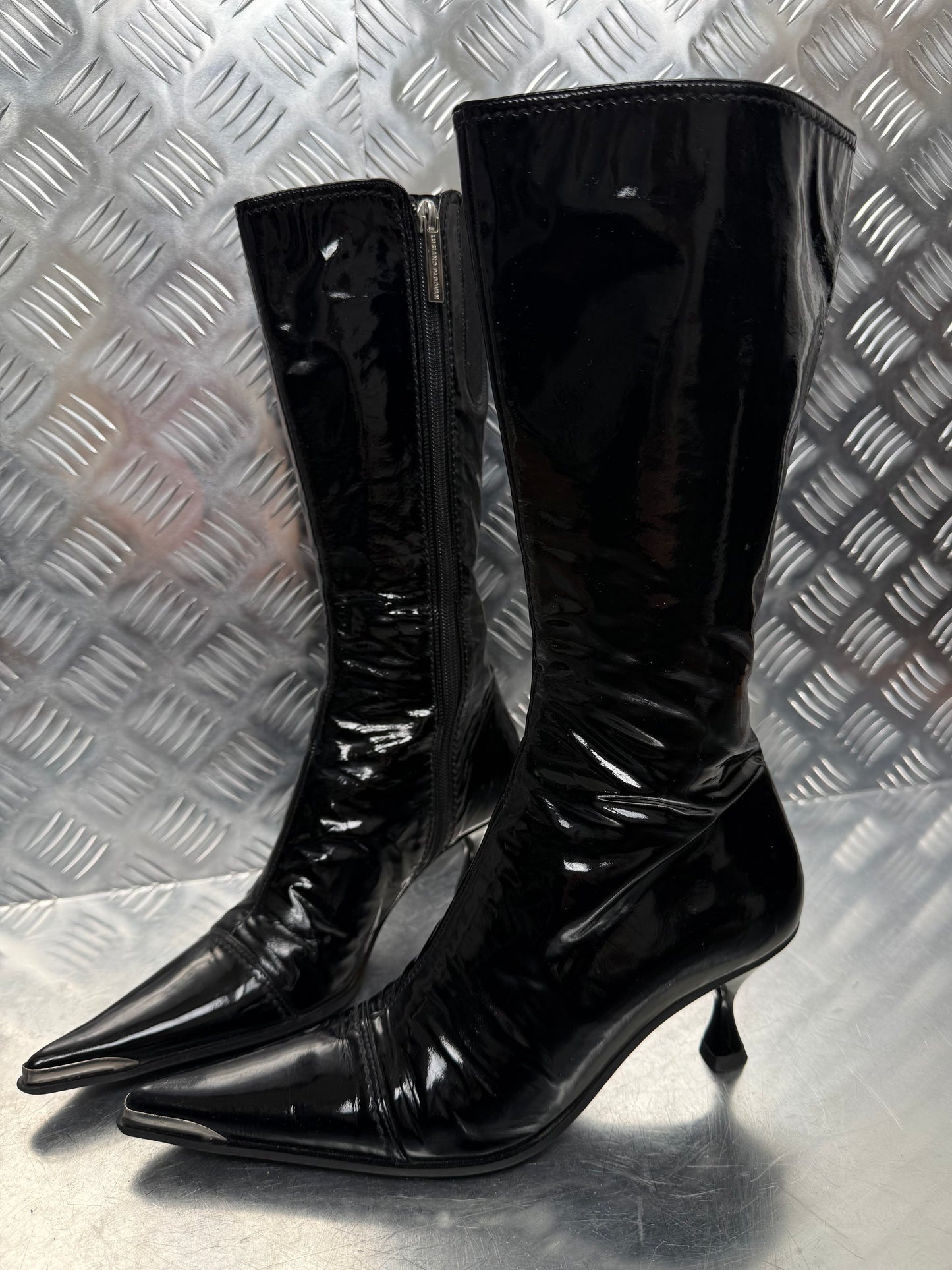 Vintage Luciano Podavan leather boots TWINKLING GLOBAL
