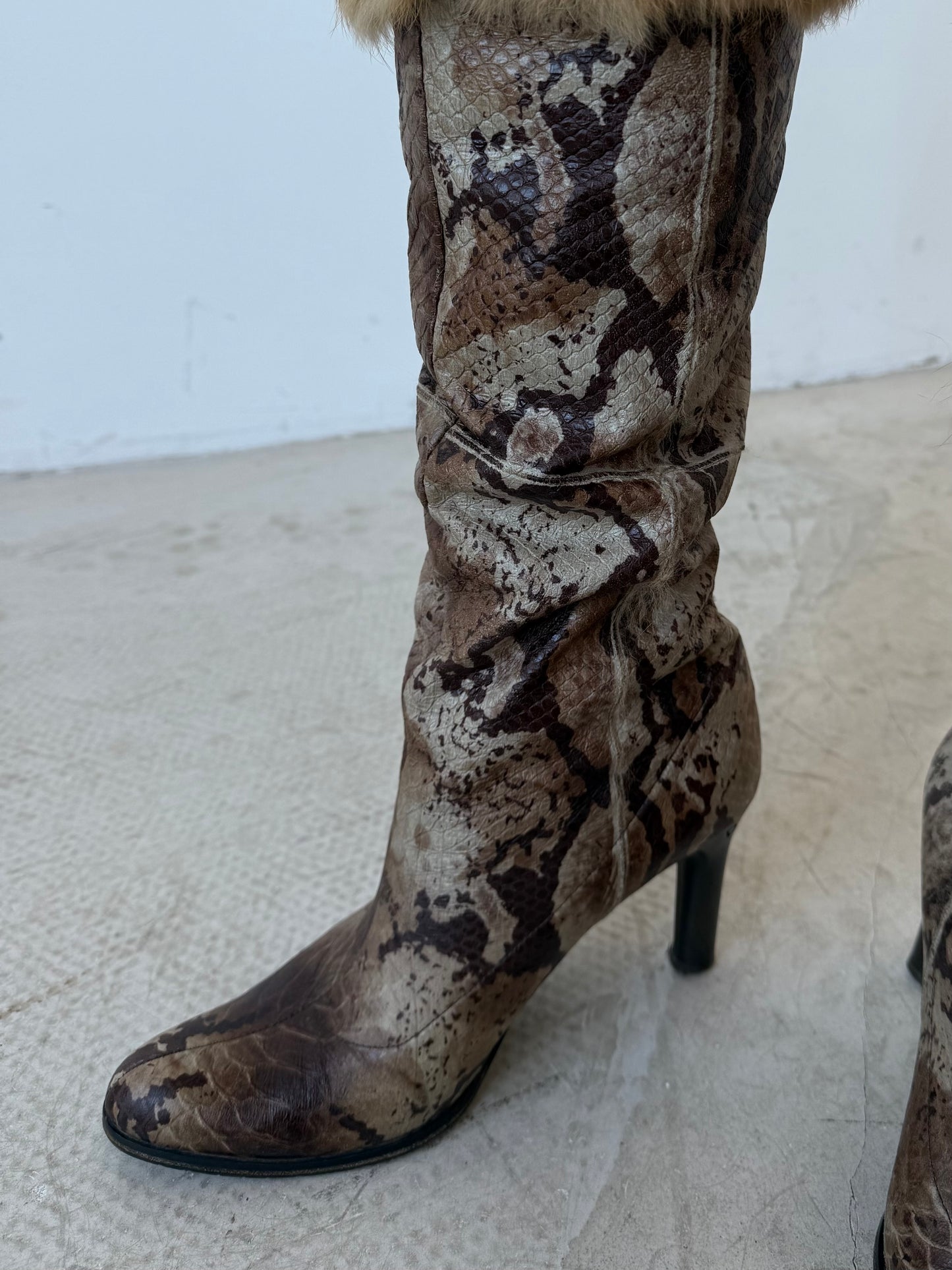 Vintage leather boots TWINKLING GLOBAL