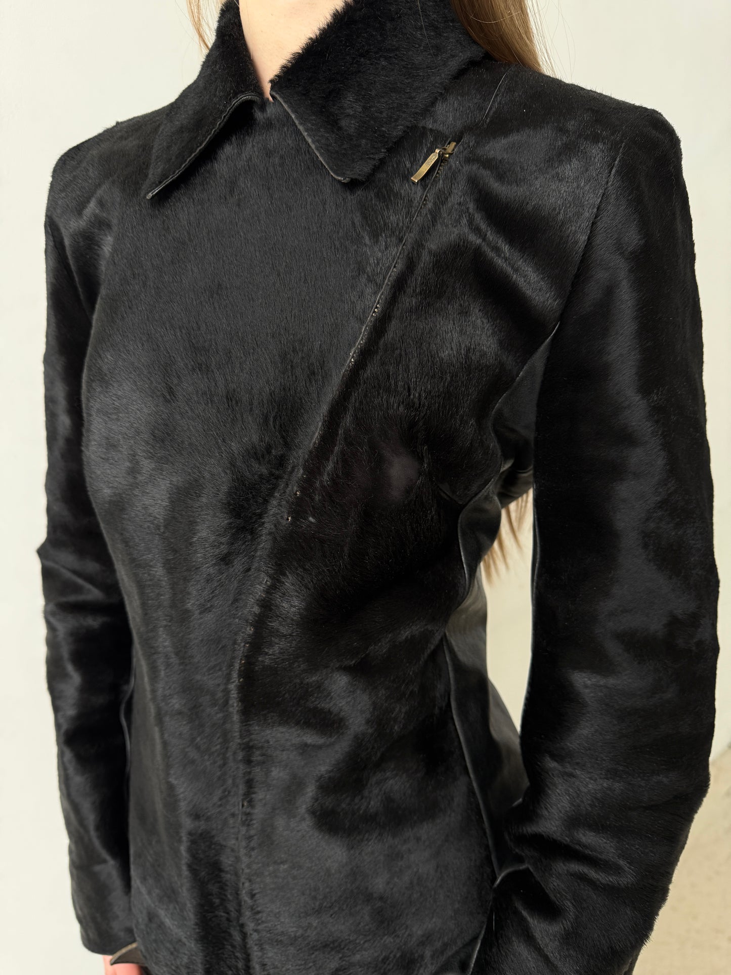 Vintage leather jacket TWINKLING GLOBAL
