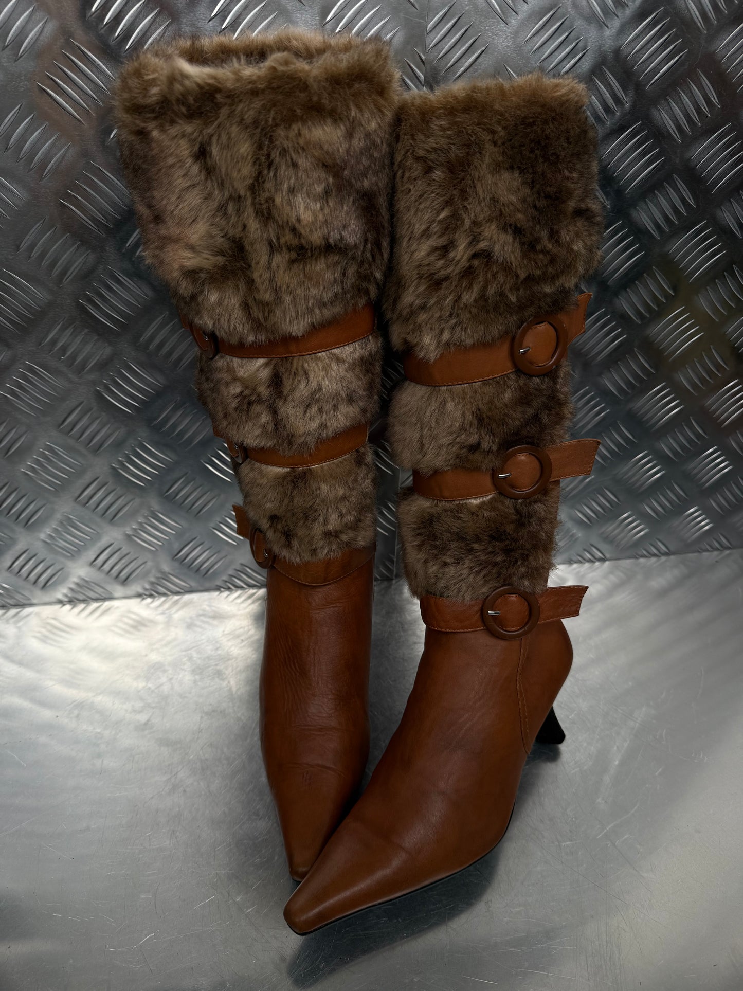 Vintage leather boots TWINKLING GLOBAL