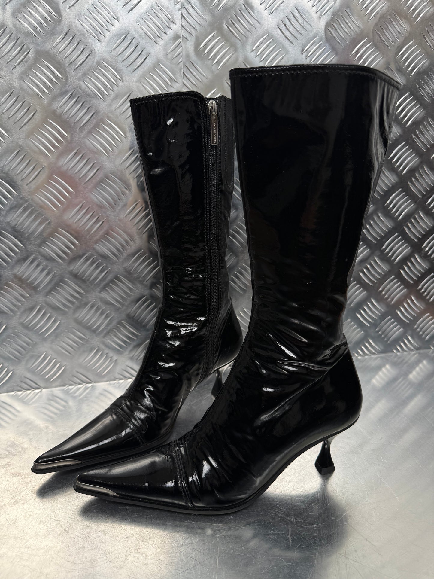 Vintage Luciano Podavan leather boots TWINKLING GLOBAL