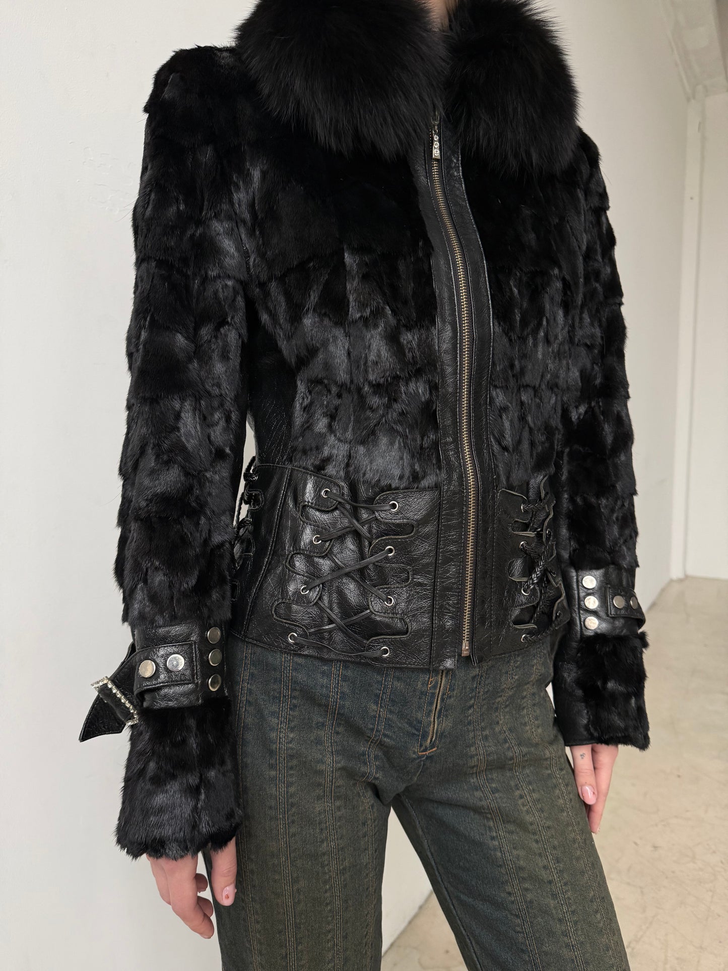 Vintage Leather Jacket TWINKLING GLOBAL