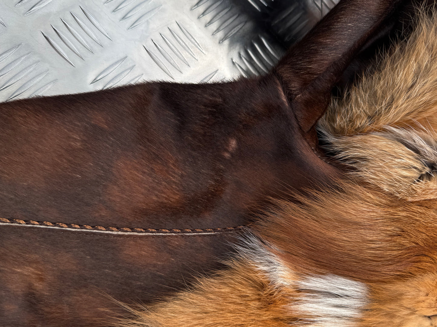 Vintage leather jacket TWINKLING GLOBAL