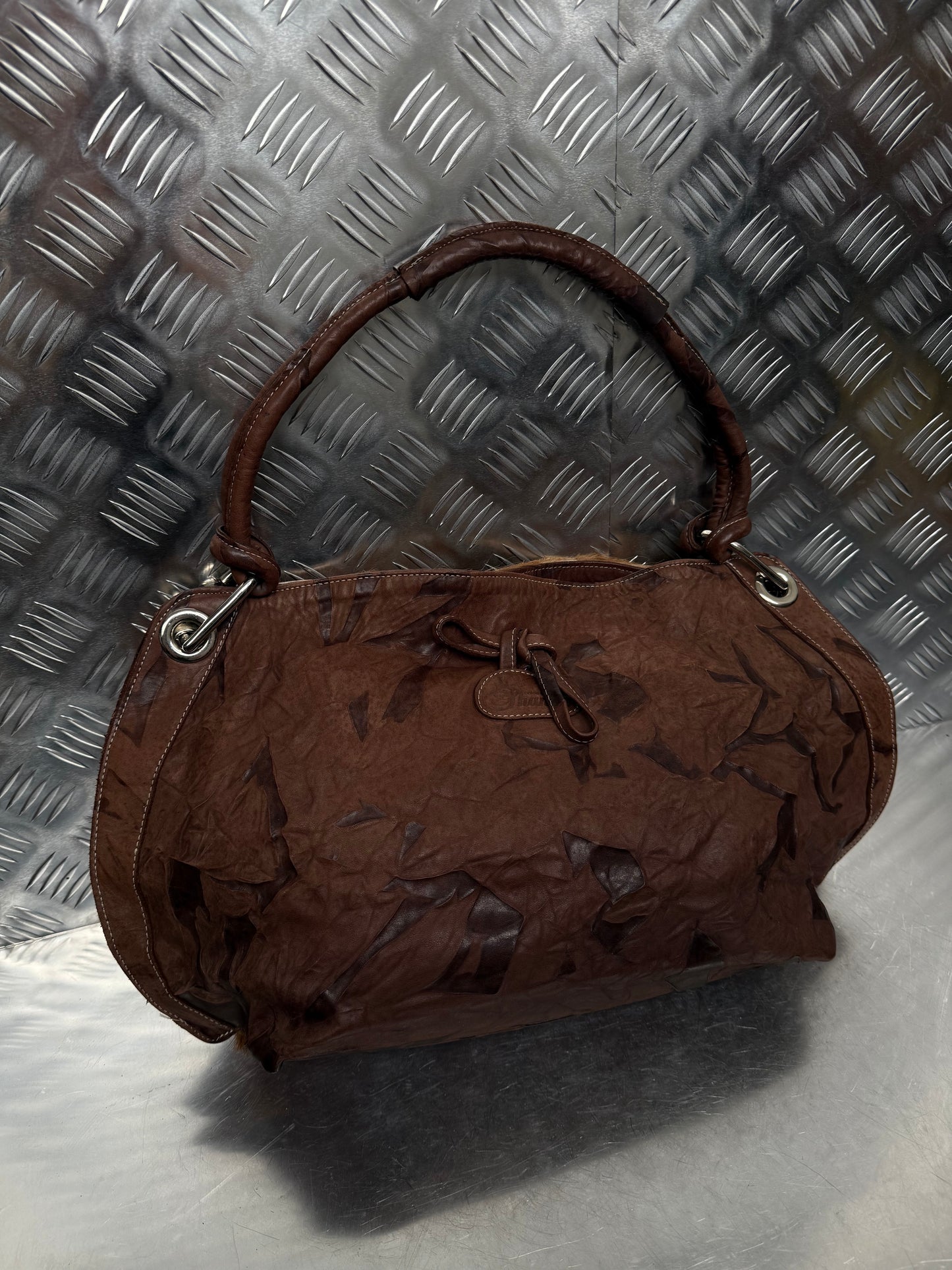 Vintage leather bag TWINKLING GLOBAL
