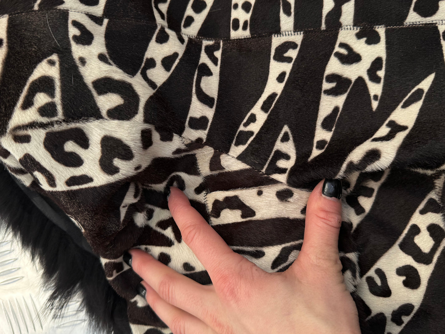 Vintage leather jacket TWINKLING GLOBAL
