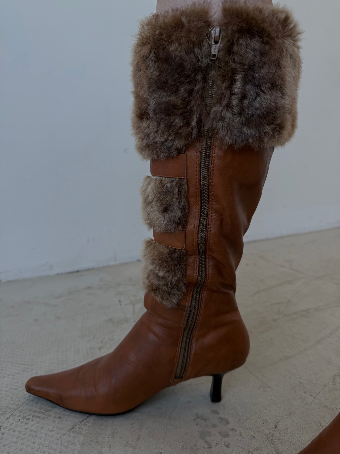 Vintage leather boots TWINKLING GLOBAL