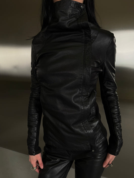 Vintage leather jacket TWINKLING GLOBAL