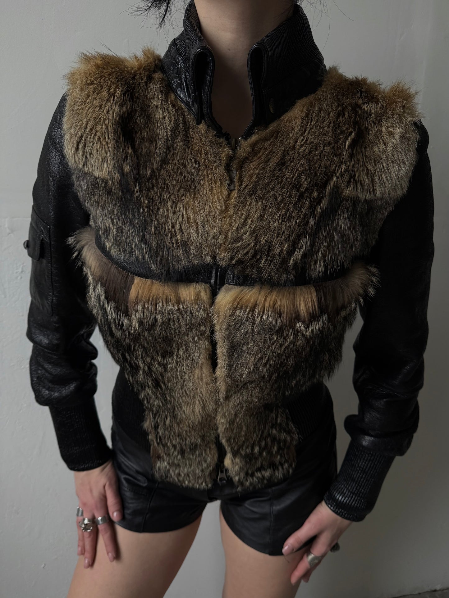Vintage leather jacket Twinkling Global