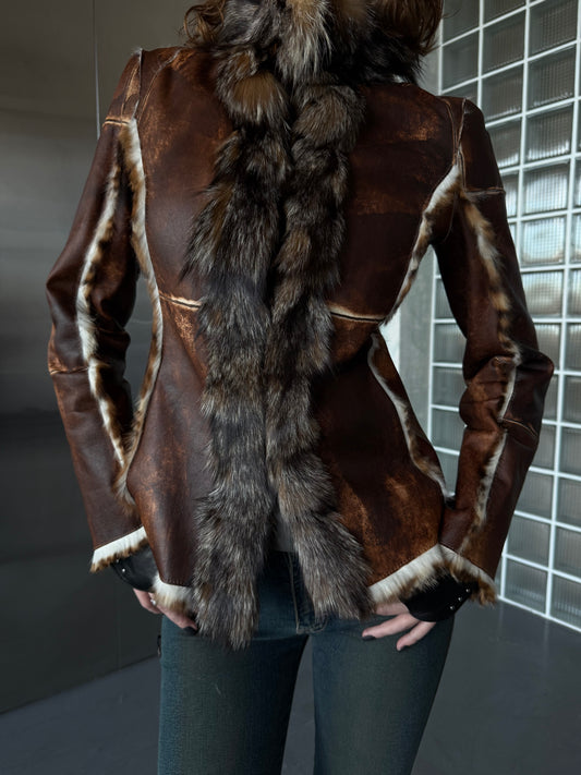 Vintage Italian leather jacket Twinkling Global