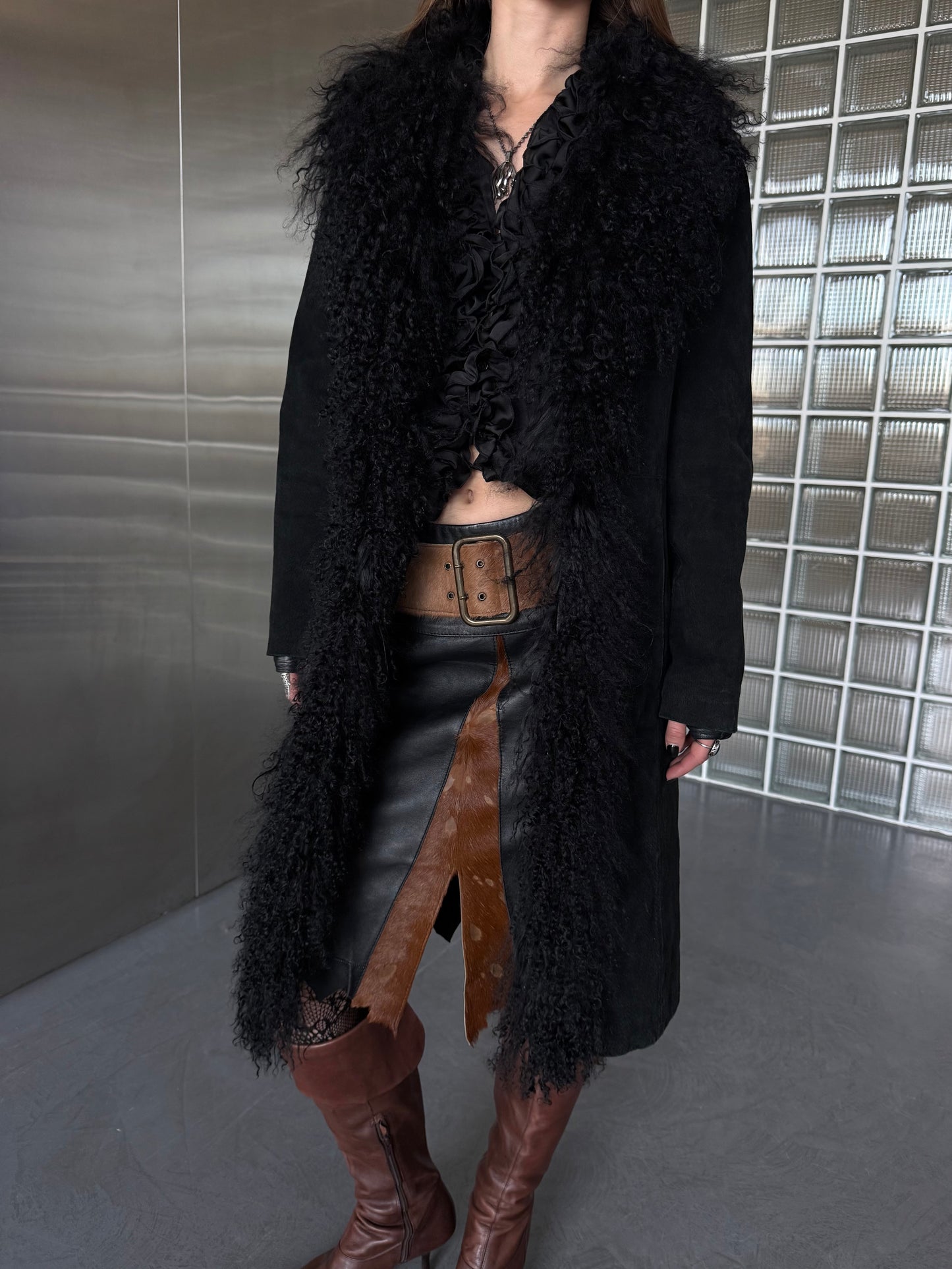 Vintage suede Penny Lane Afghan coat Twinkling Global