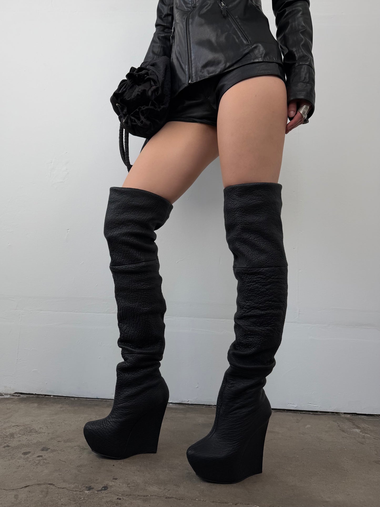 Archive Rock & Republic leather over-the-knee platform boots TWINKLING GLOBAL