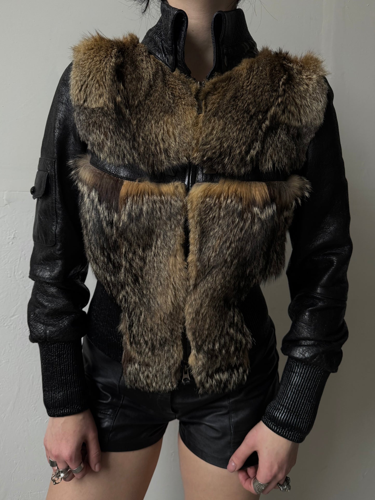 Vintage leather jacket Twinkling Global