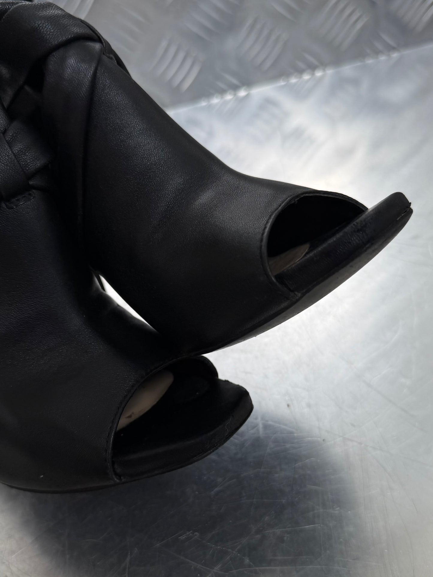 Vintage leather ankle boots TWINKLING GLOBAL