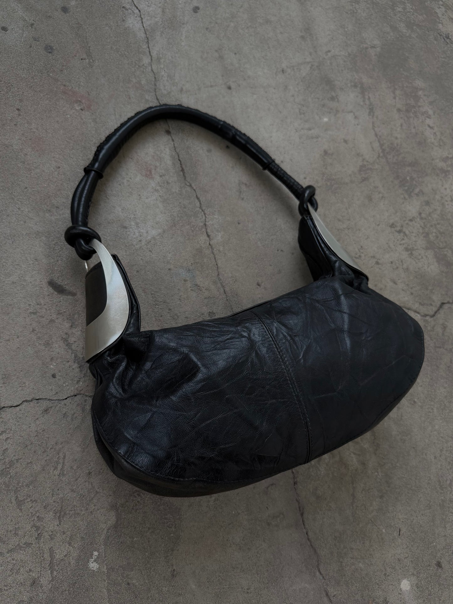 Vintage leather shoulder bag TWINKLING GLOBAL