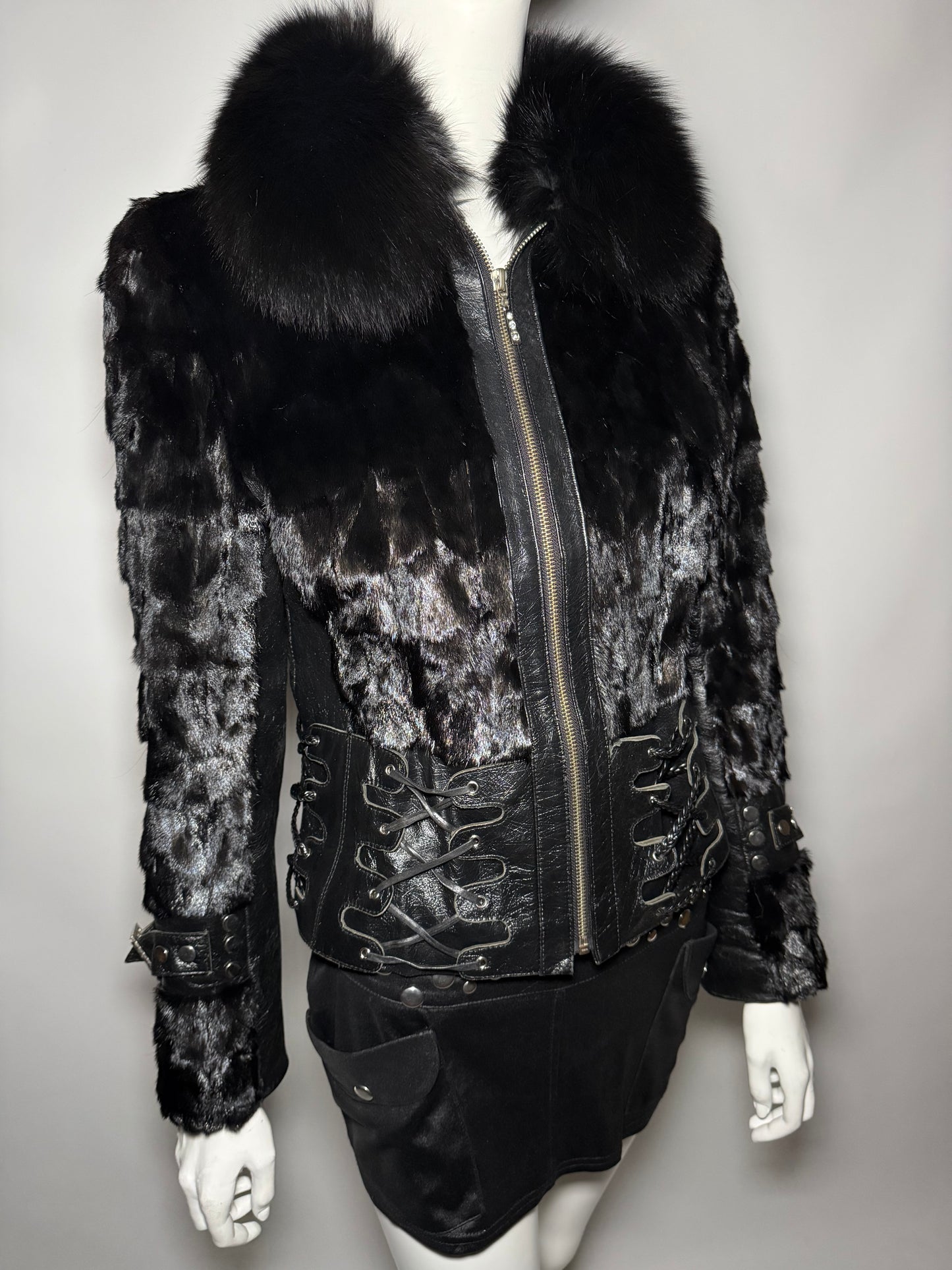 Vintage Leather Jacket TWINKLING GLOBAL