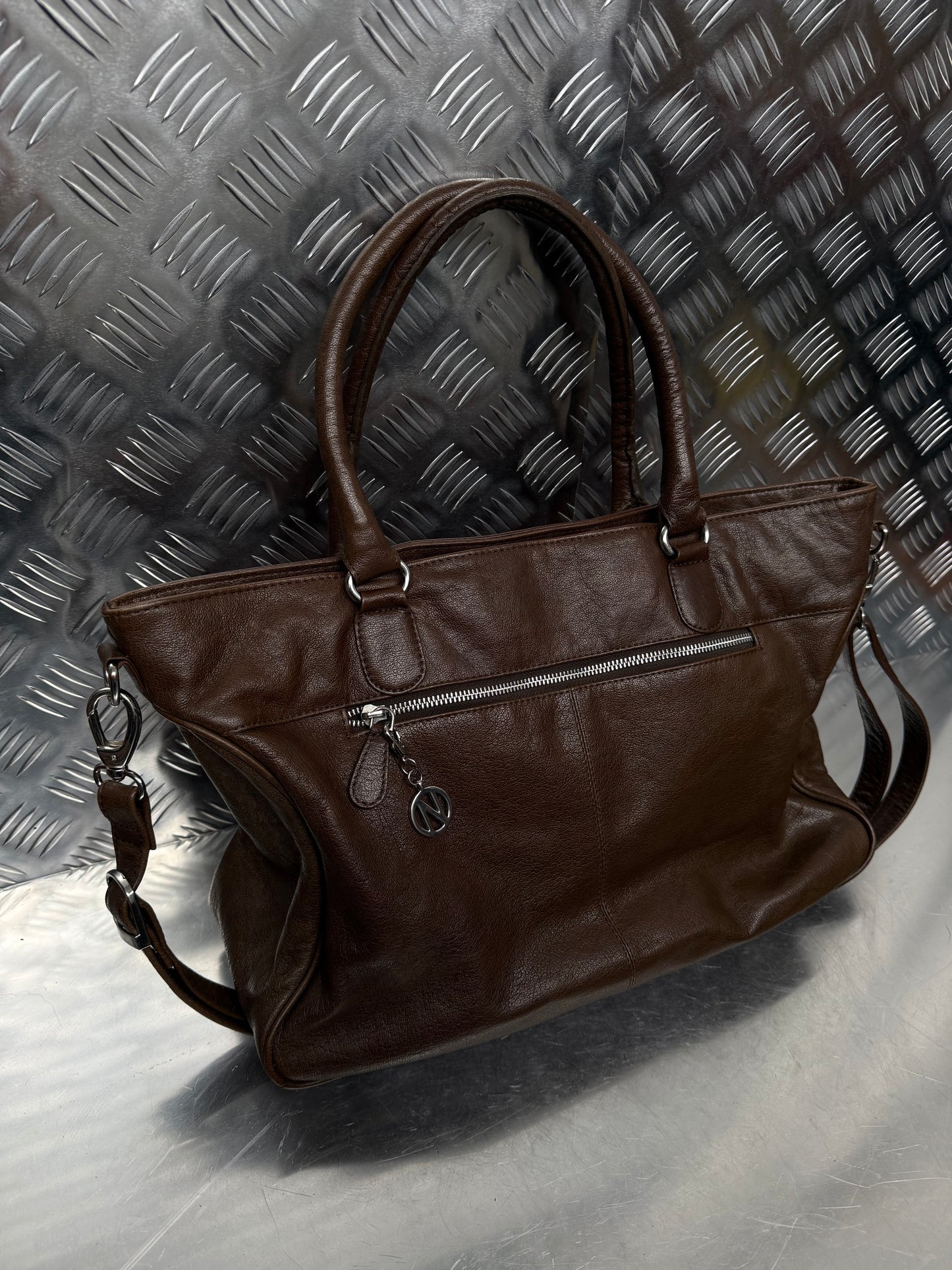 Vintage leather bag TWINKLING GLOBAL