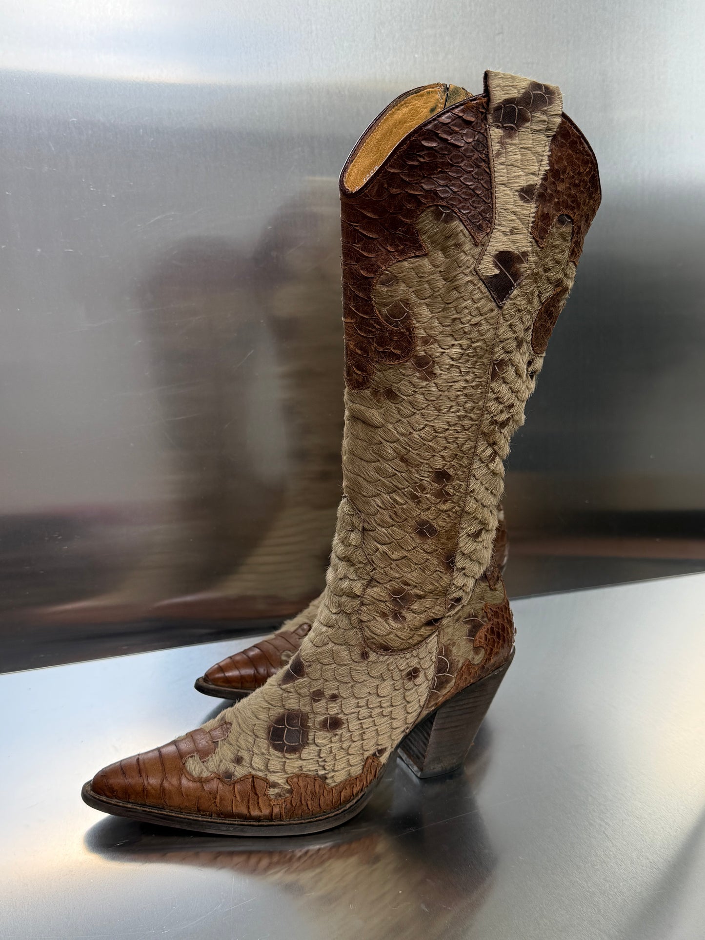 Vintage Cowboy Boots Sandra - TWINKLING GLOBAL