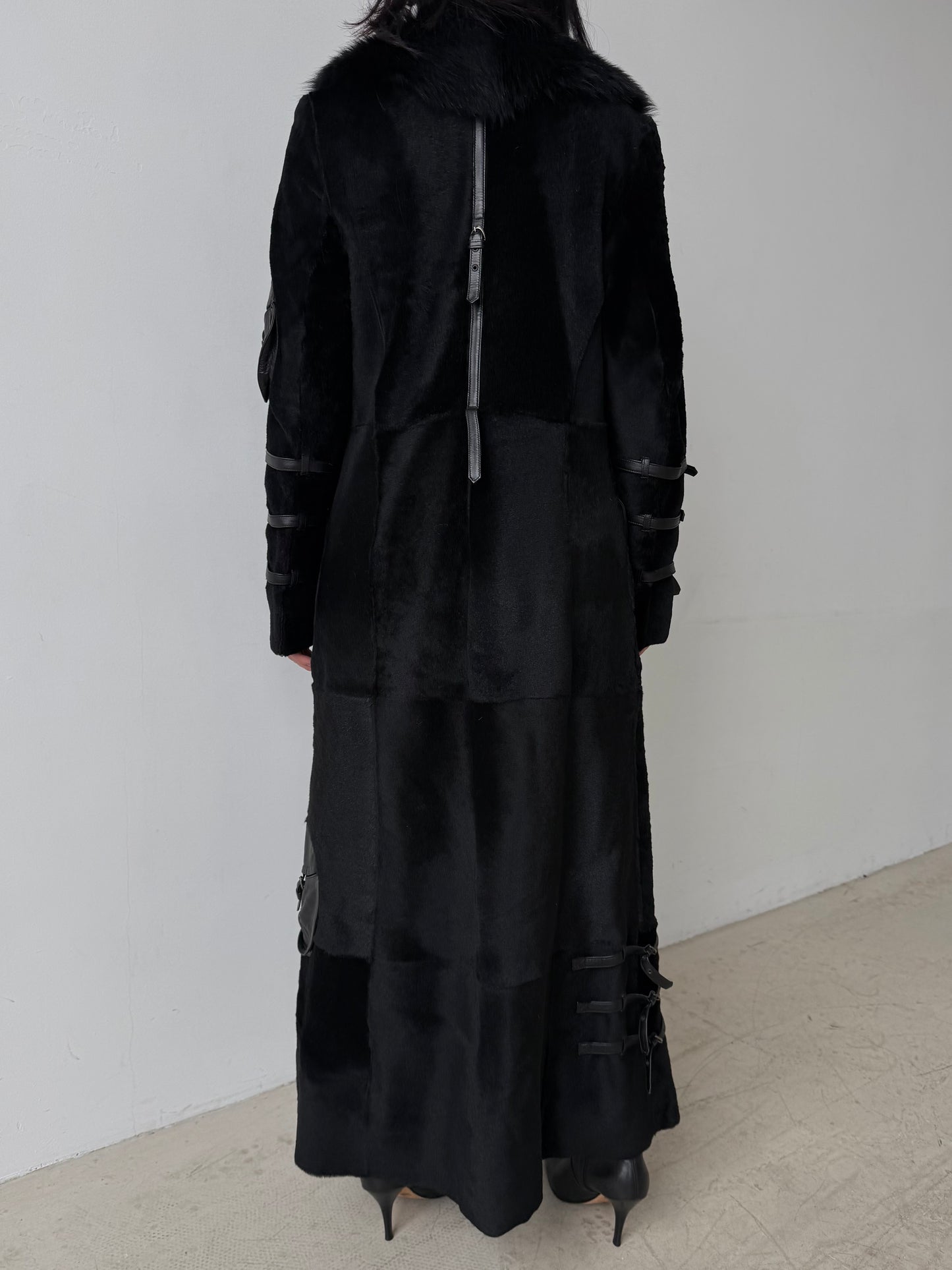 Vintage leather coat TWINKLING GLOBAL
