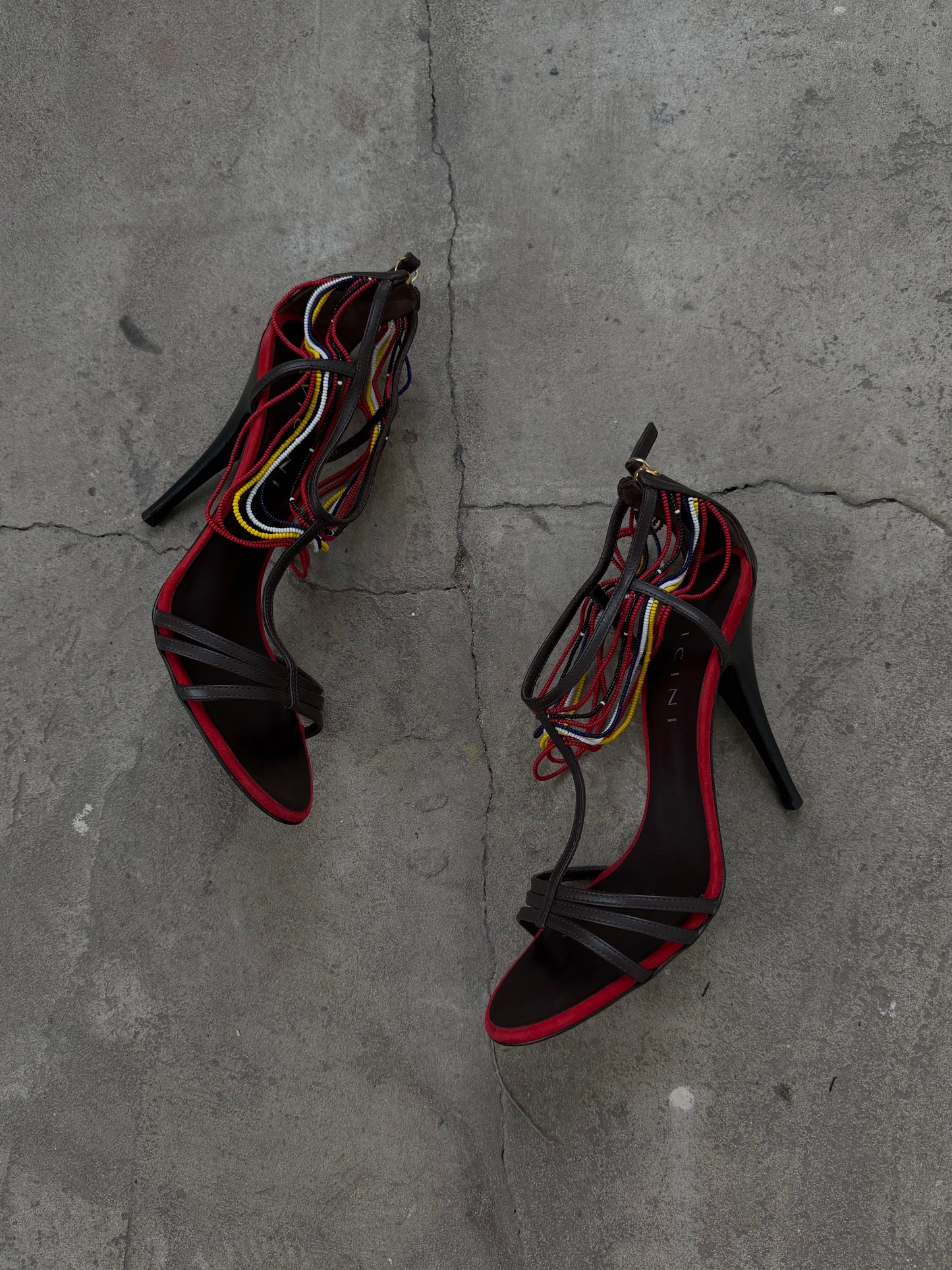 Vintage Vicini heeled sandals TWINKLING GLOBAL