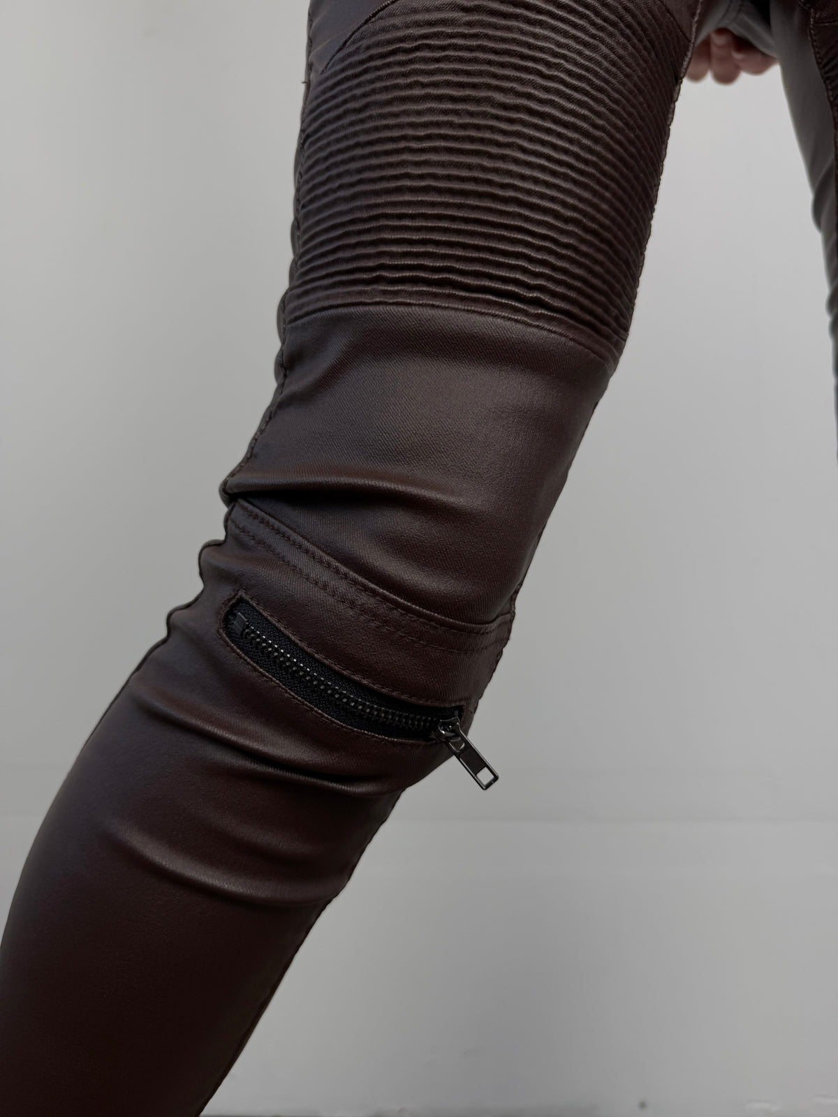 Brown stretch jeans TWINKLING GLOBAL