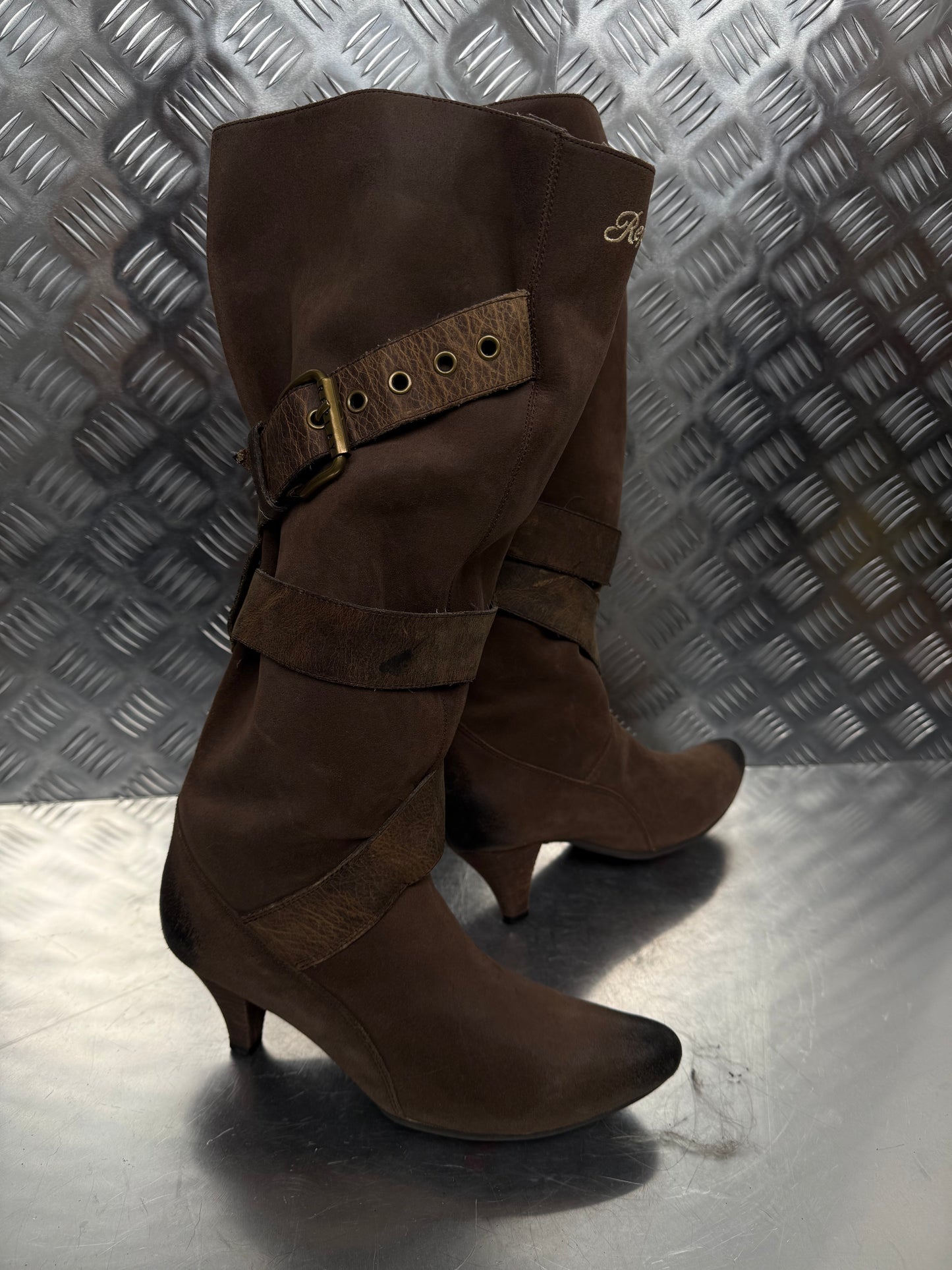 Vintage Replay leather cowboy boots TWINKLING GLOBAL