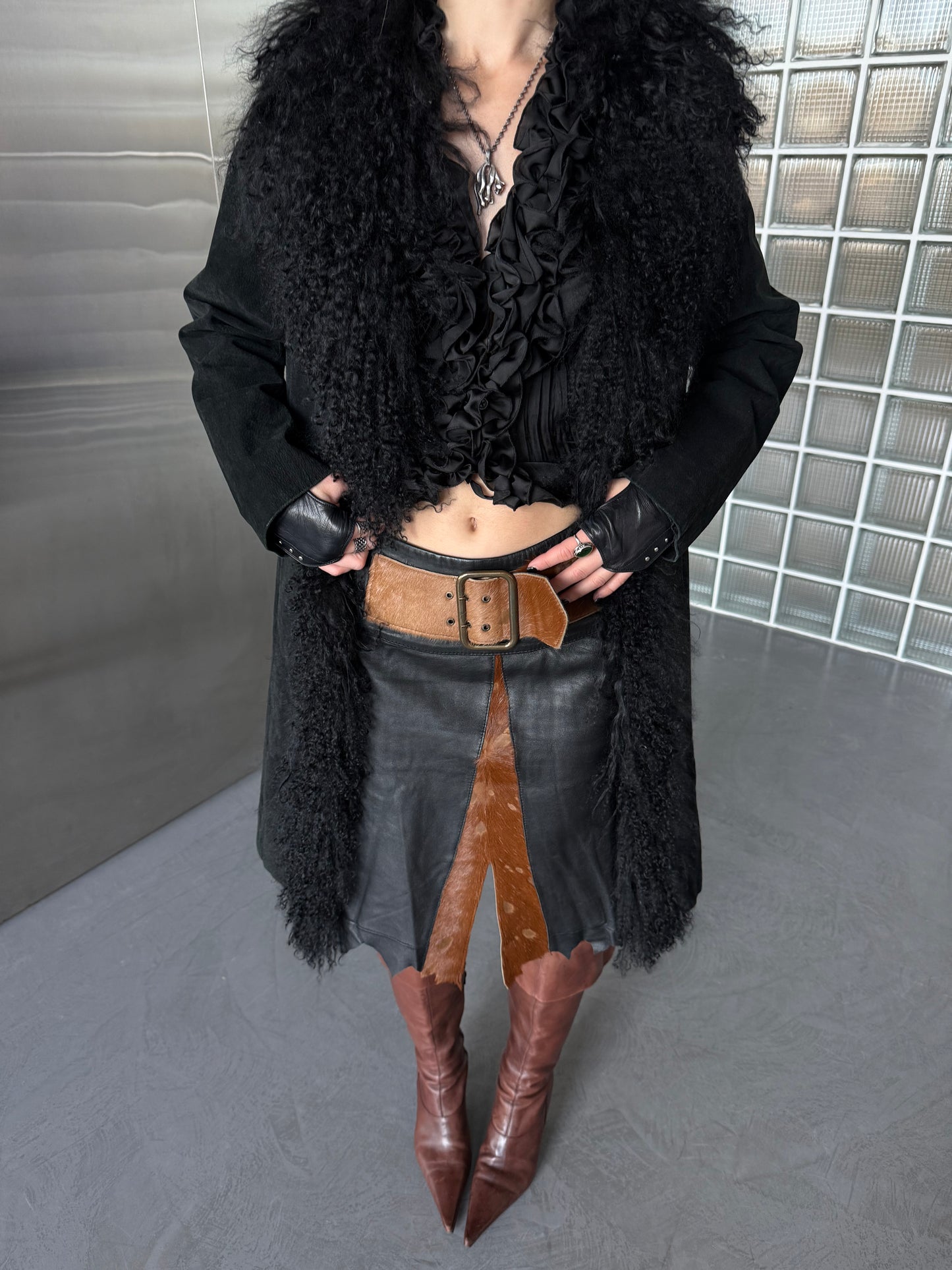 Vintage suede Penny Lane Afghan coat Twinkling Global