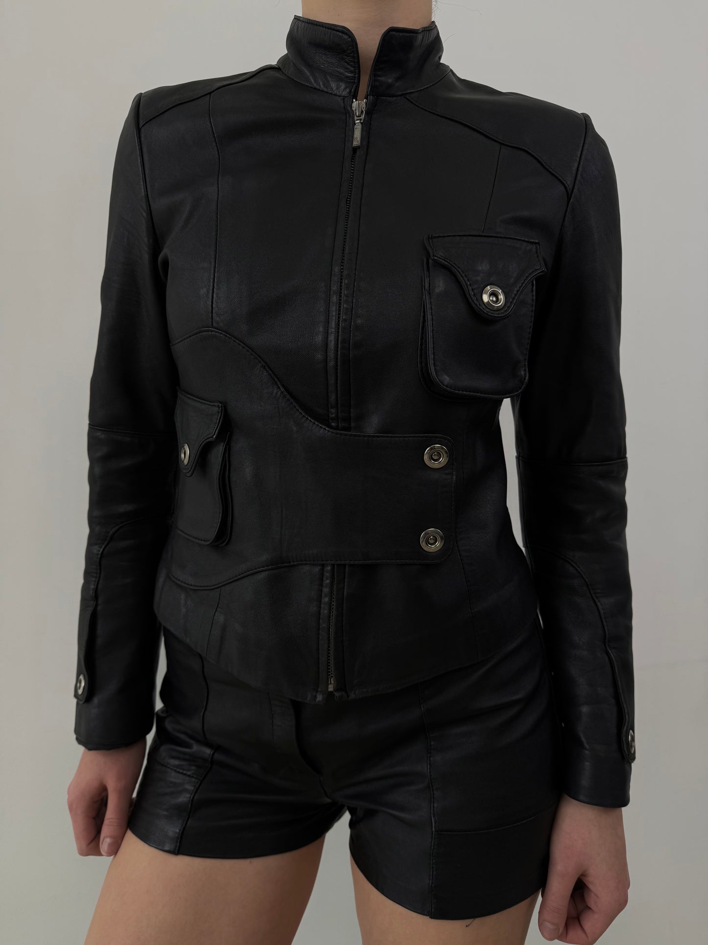 Vintage leather jacket TWINKLING GLOBAL