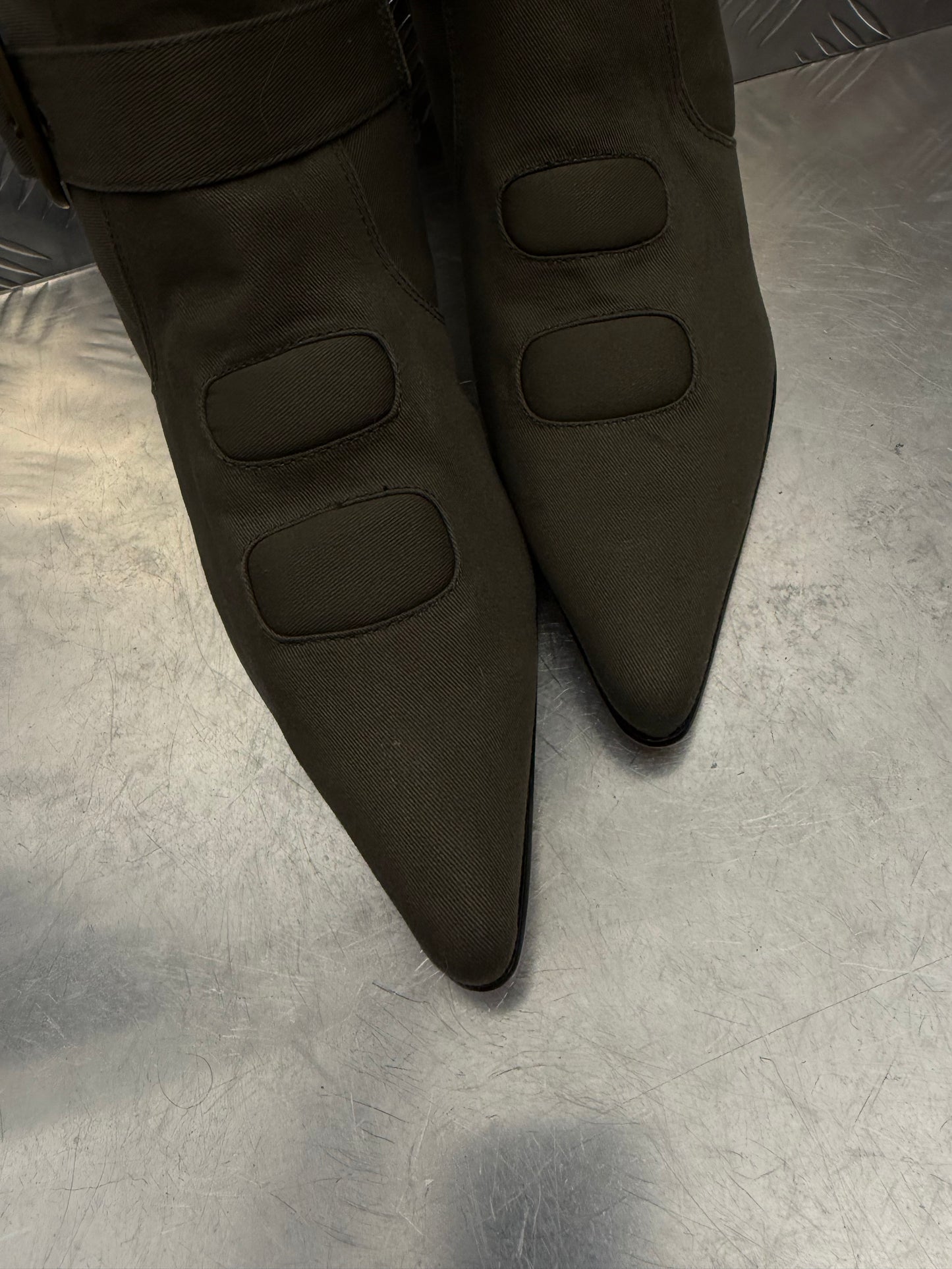 Textile moto style boots TWINKLING GLOBAL