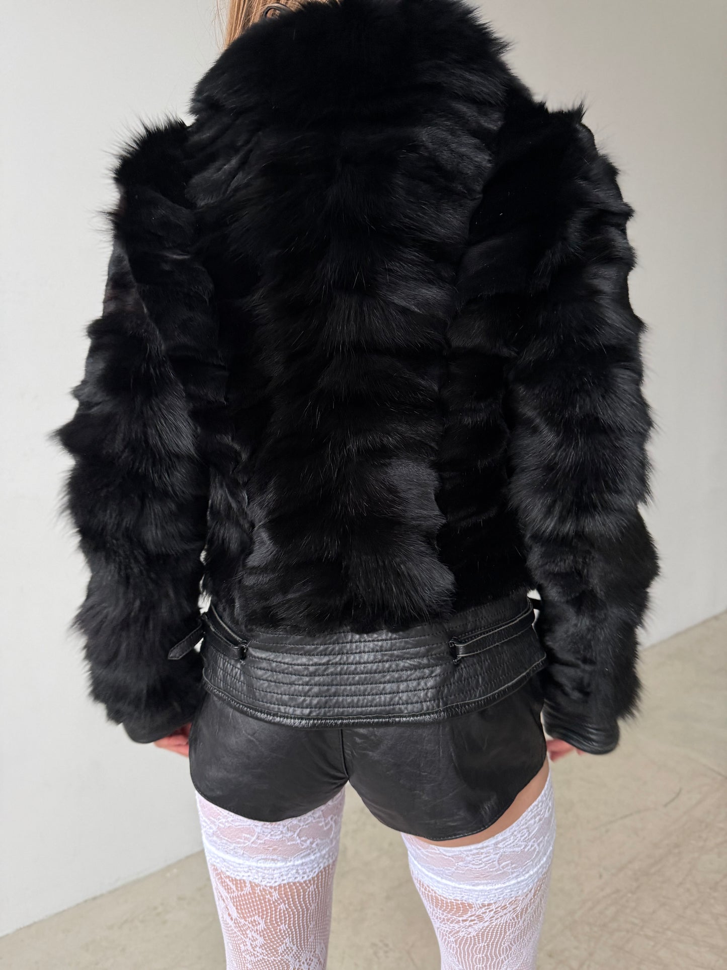Vintage leather jacket TWINKLING GLOBAL