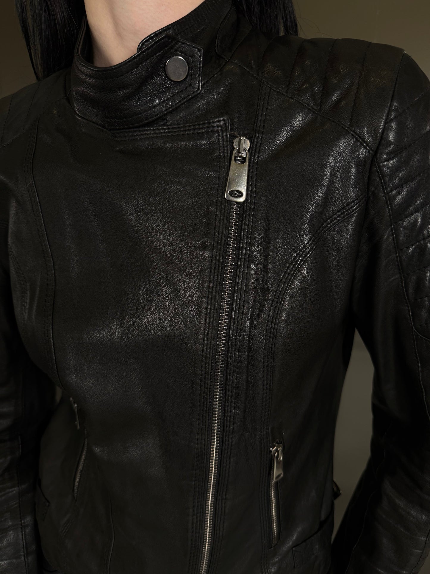 Vintage leather jacket TWINKLING GLOBAL