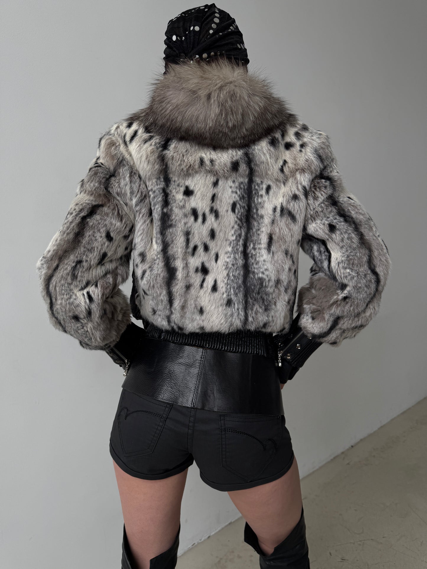 Vintage leather jacket TWINKLING GLOBAL