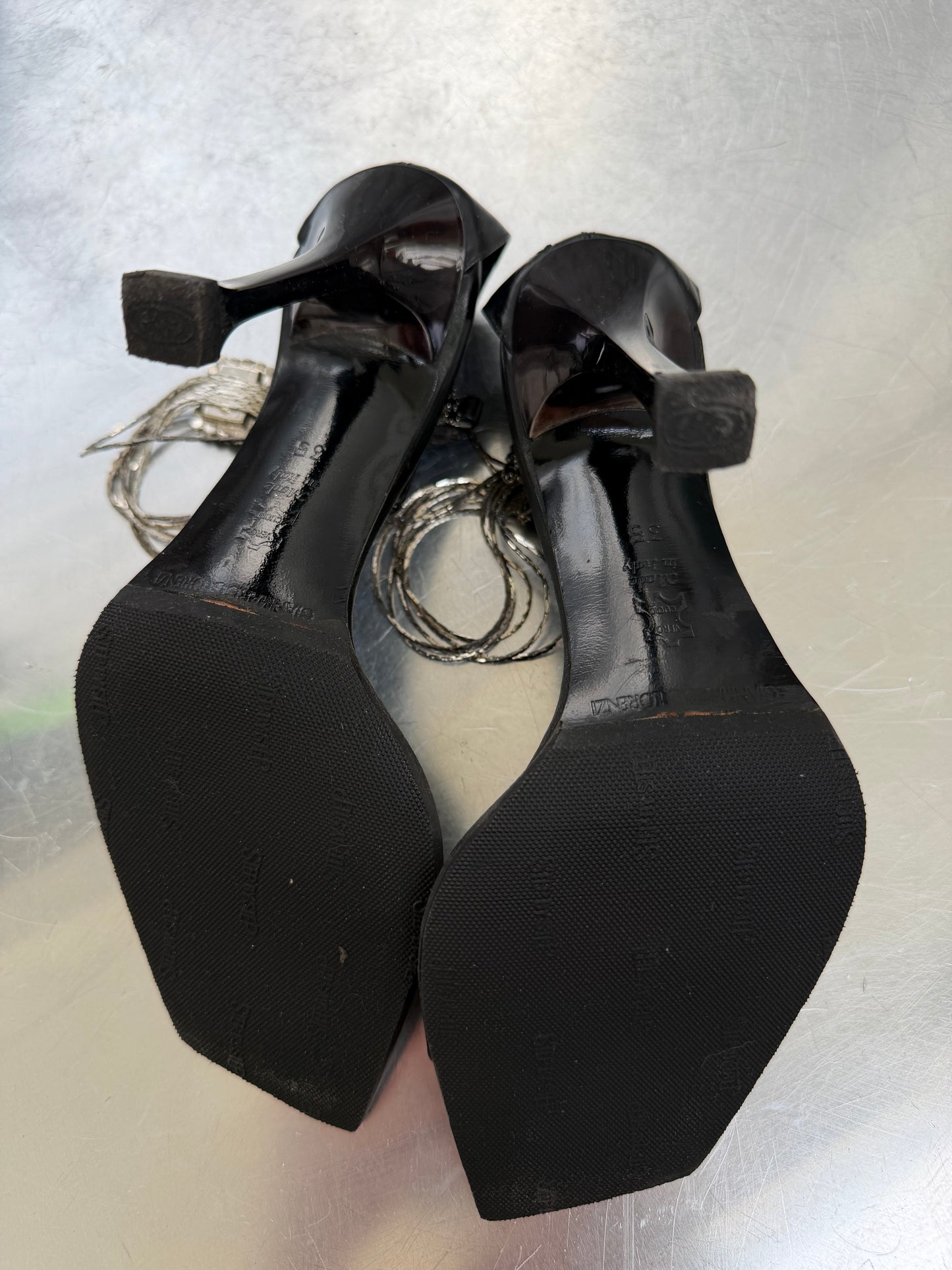 Vintage Gianmarco Lorenzi heels TWINKLING GLOBAL