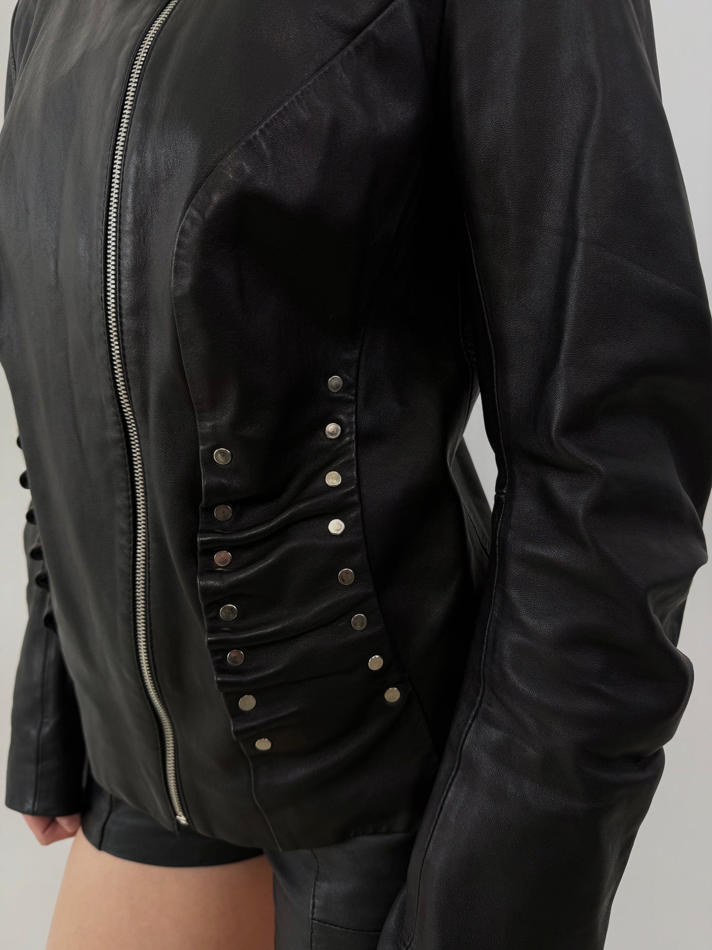Vintage leather jacket TWINKLING GLOBAL