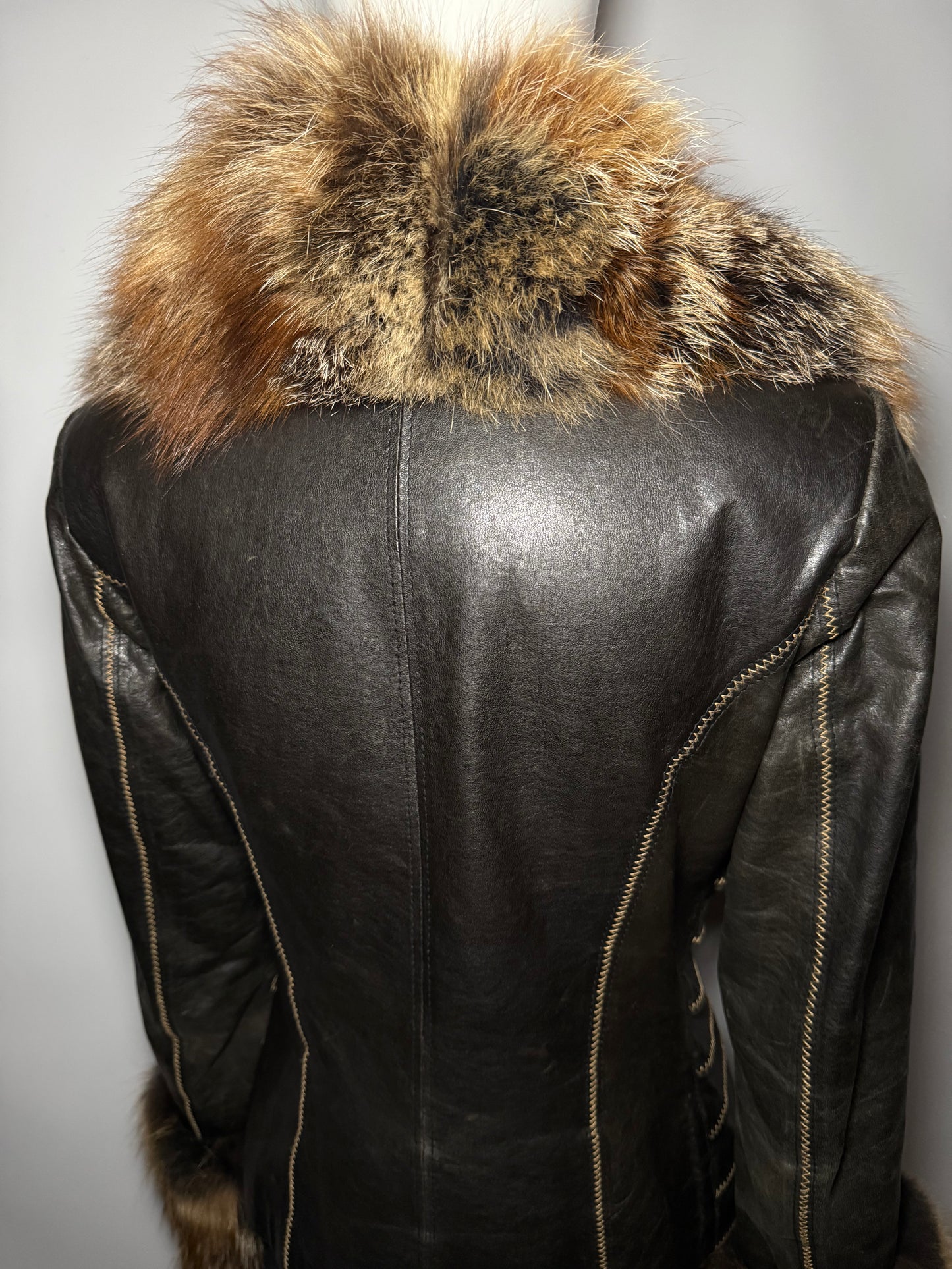 Vintage Leather Jacket TWINKLING GLOBAL