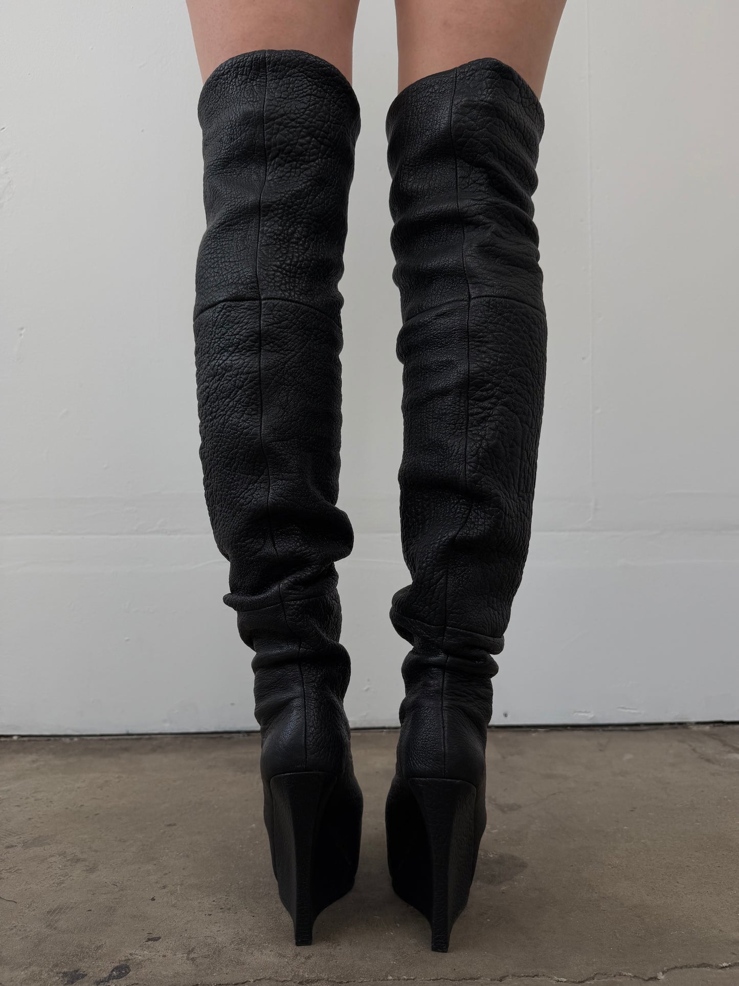 Archive Rock & Republic leather over-the-knee platform boots TWINKLING GLOBAL