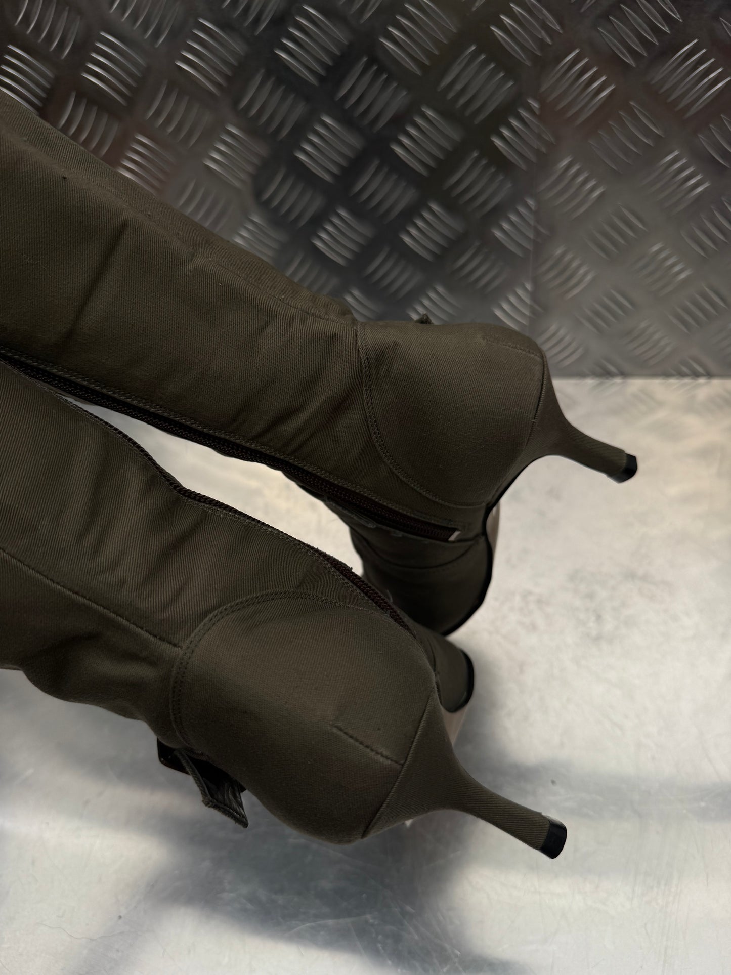 Textile moto style boots TWINKLING GLOBAL