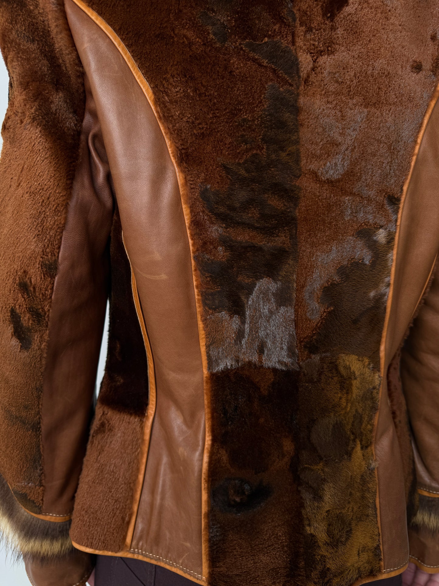 Vintage leather jacket TWINKLING GLOBAL