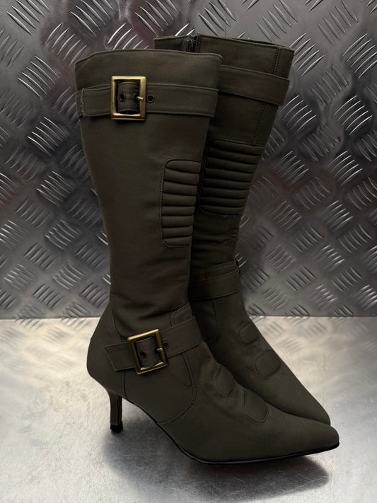 Textile moto style boots TWINKLING GLOBAL