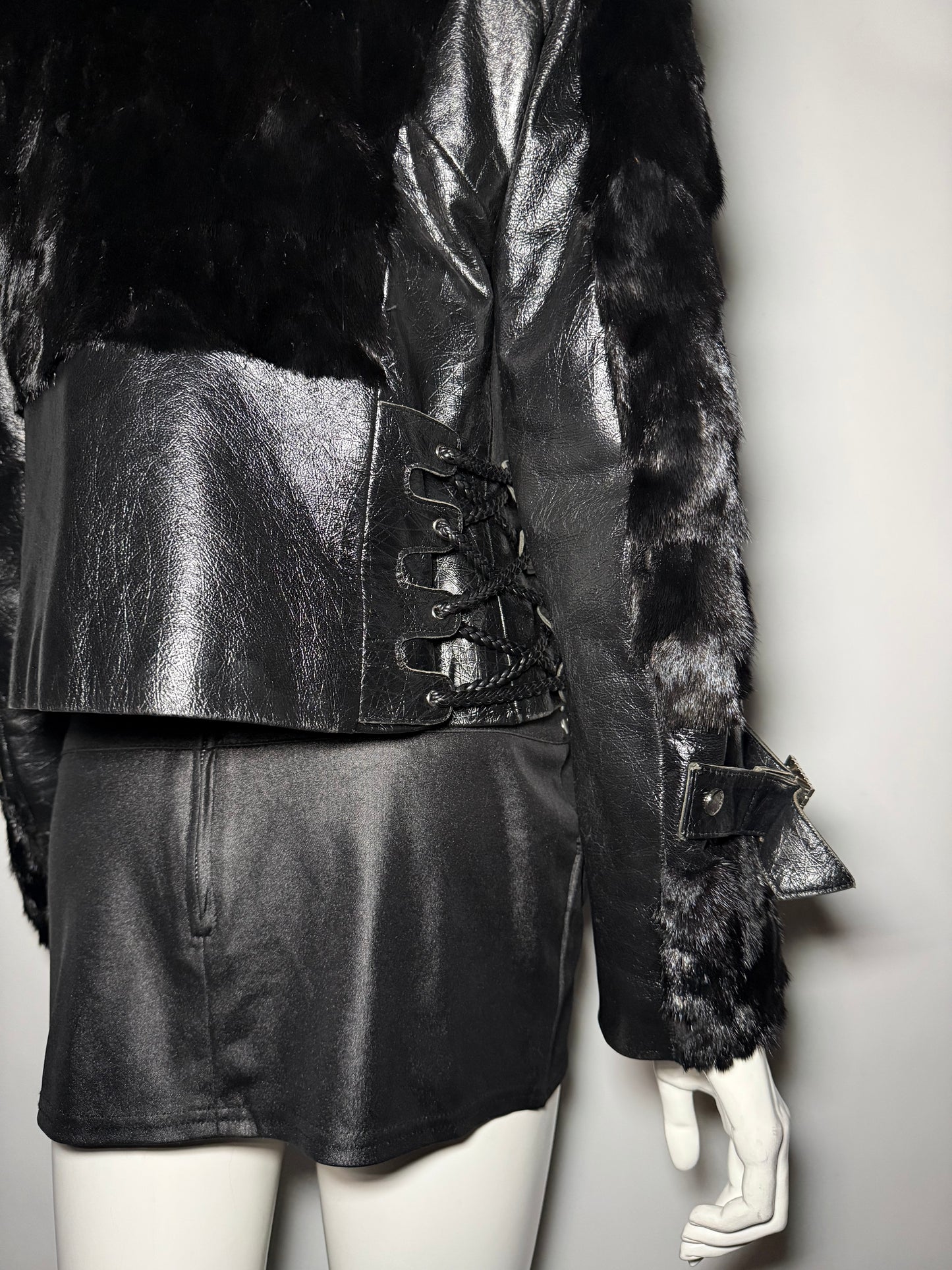 Vintage Leather Jacket TWINKLING GLOBAL