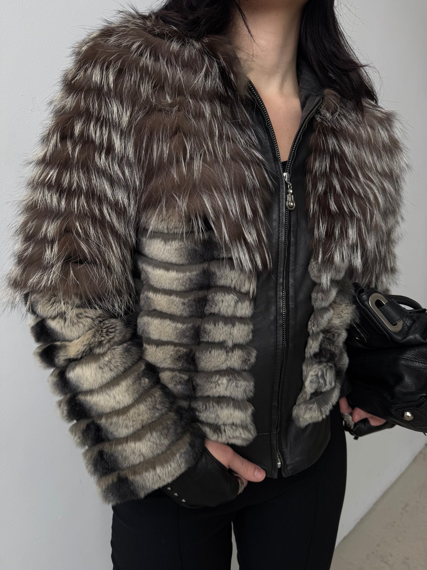 Vintage leather jacketTWINKLING GLOBAL