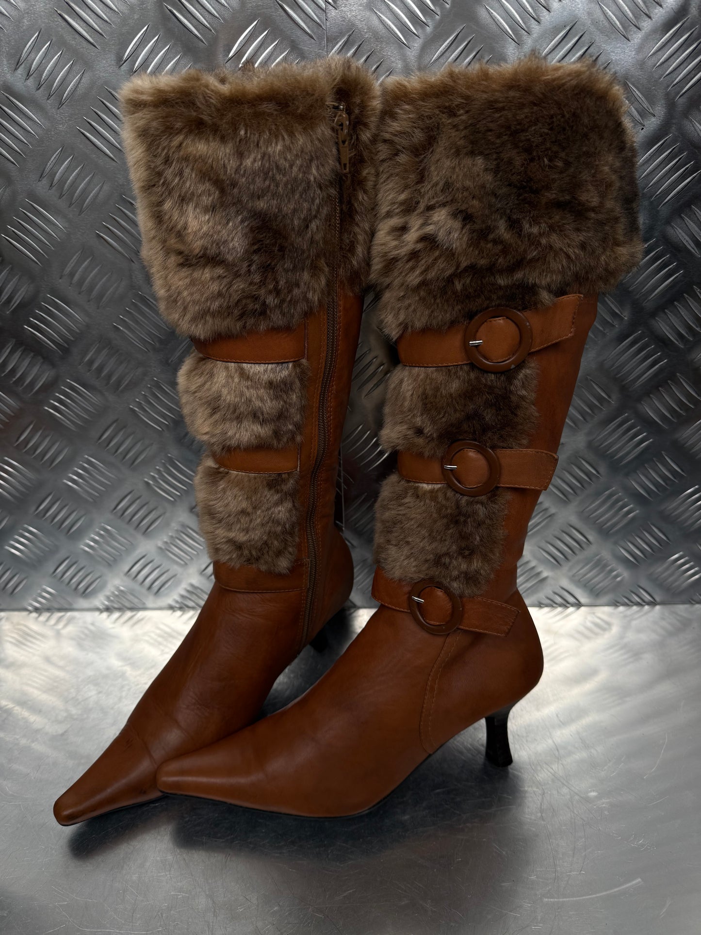Vintage leather boots TWINKLING GLOBAL
