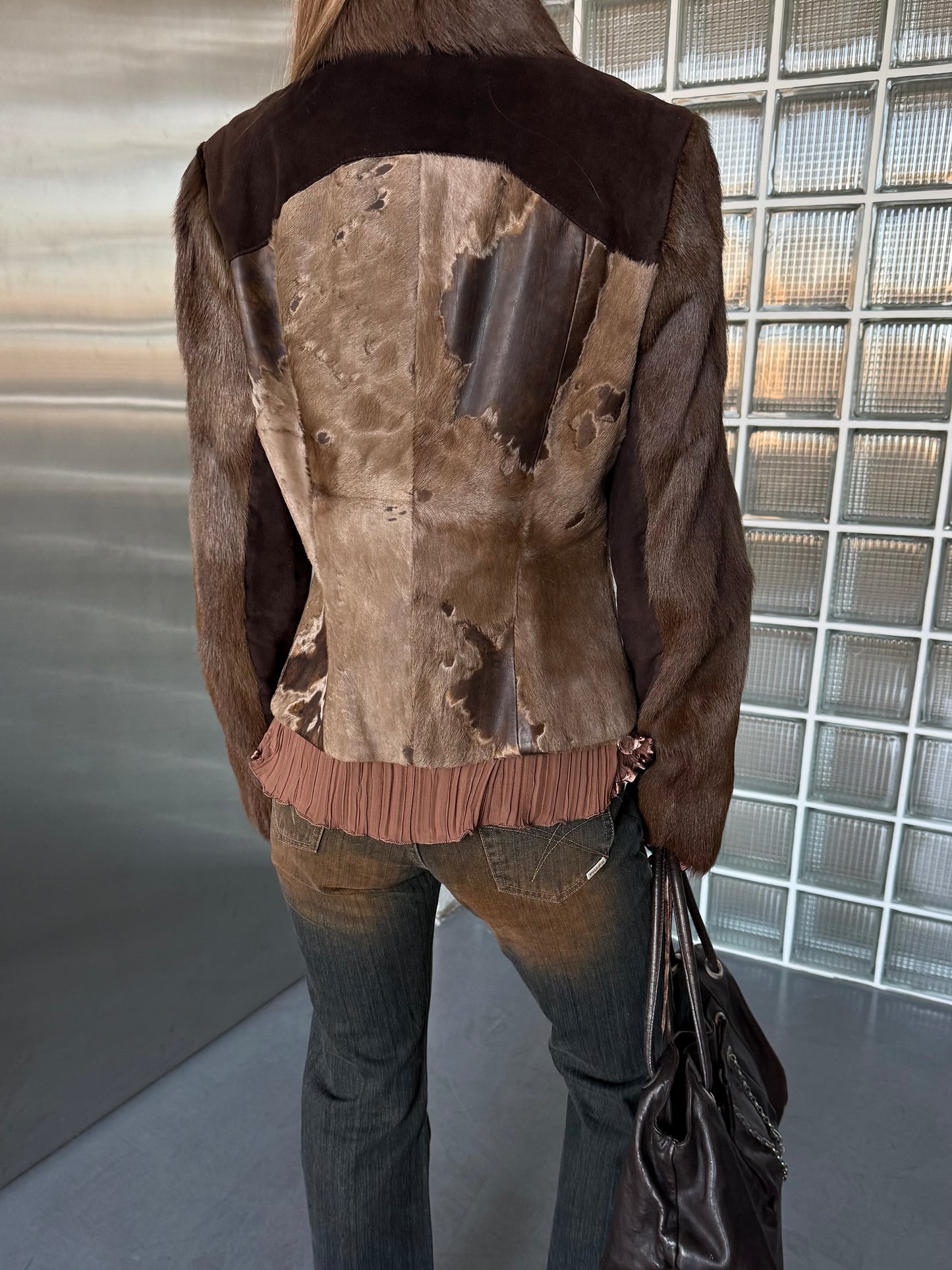 Vintage leather jacket Twinkling Global