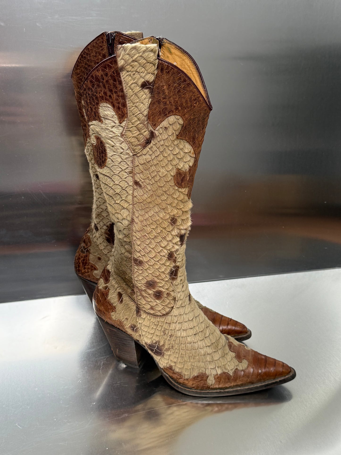 Vintage Cowboy Boots Sandra - TWINKLING GLOBAL