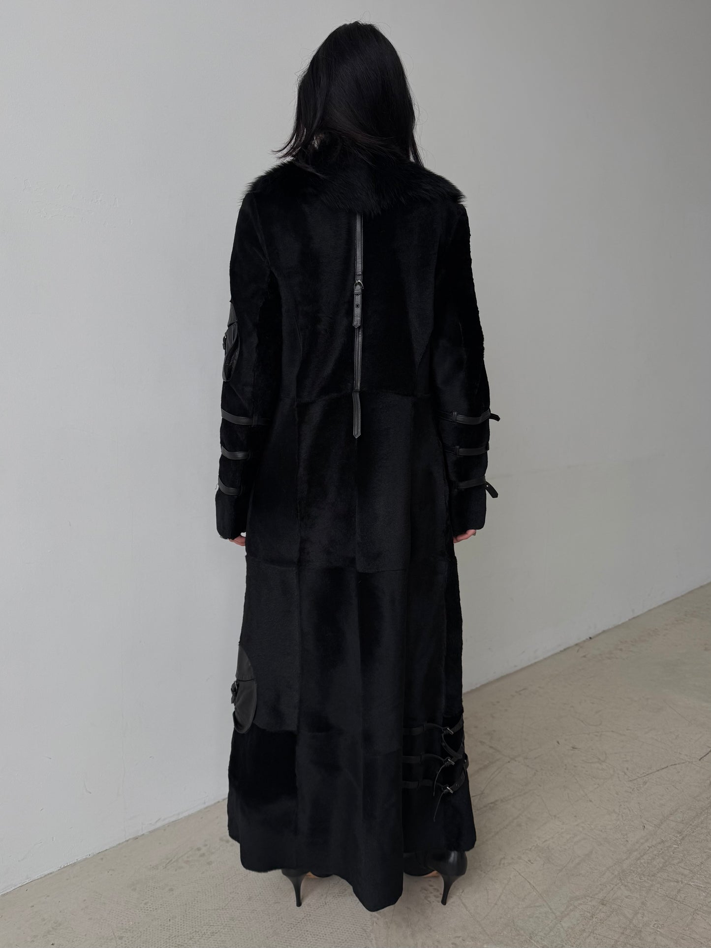 Vintage leather coat TWINKLING GLOBAL