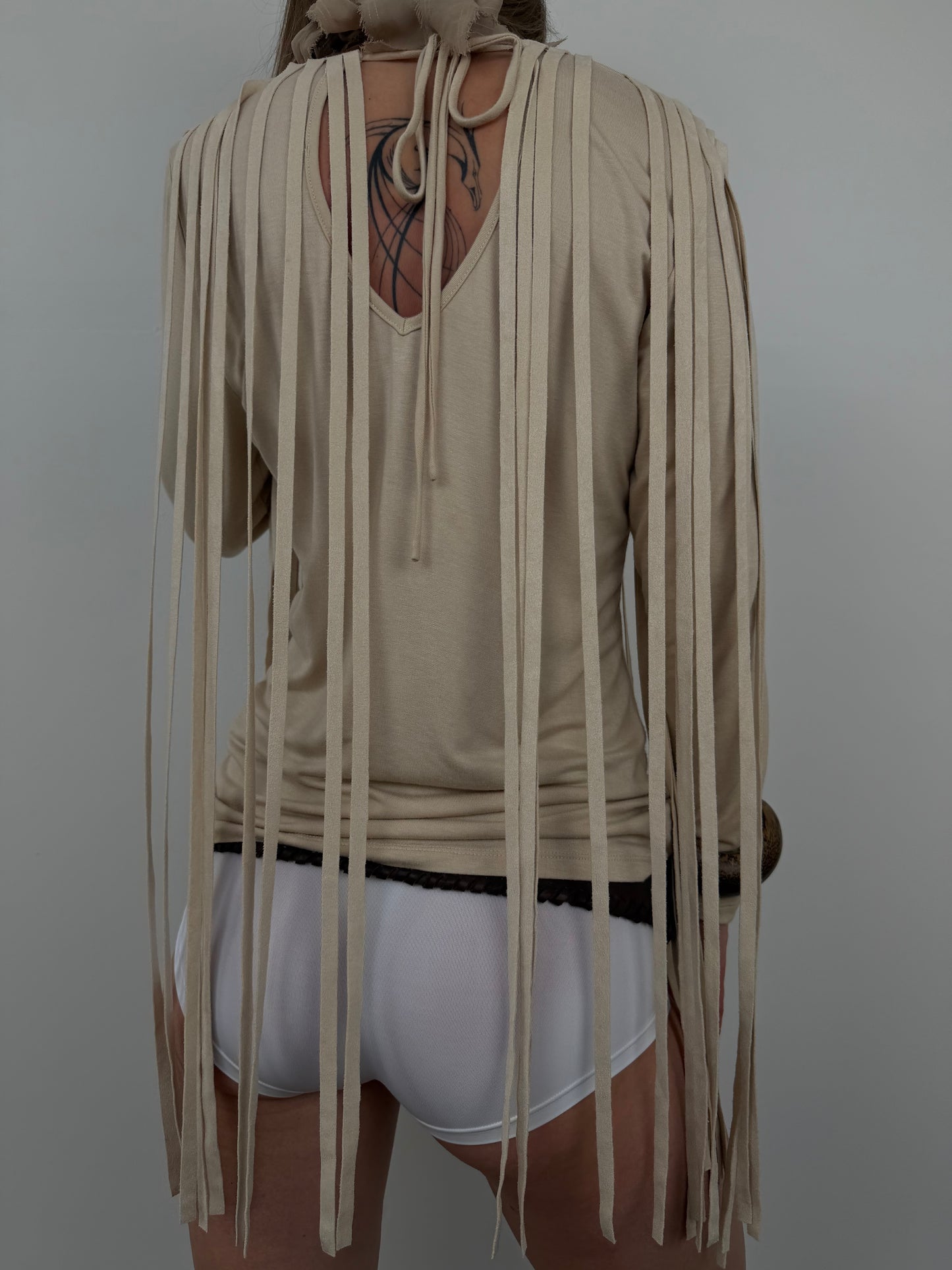 Vintage fringe top TWINKLING GLOBAL