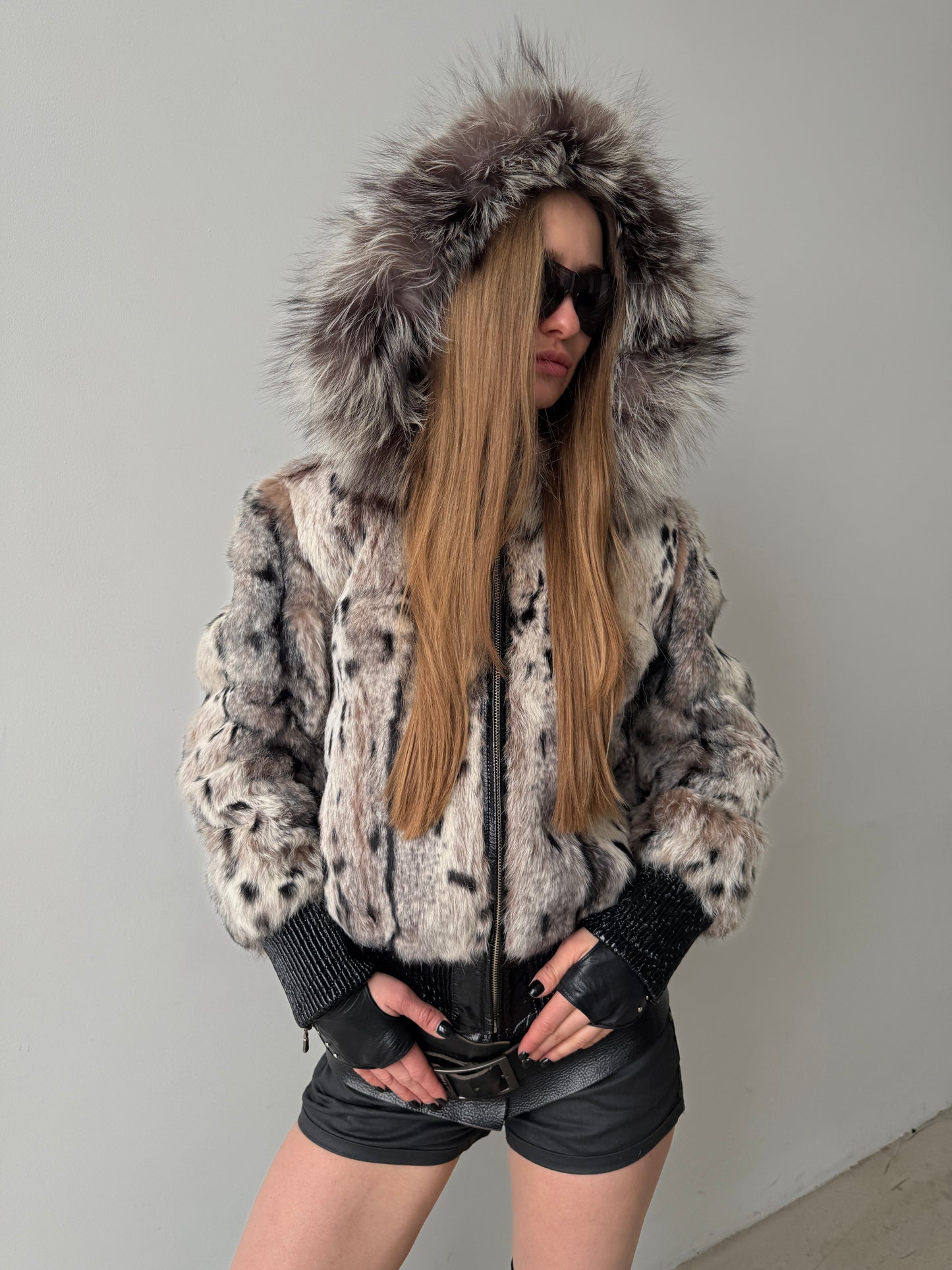 Vintage leather jacket TWINKLING GLOBAL