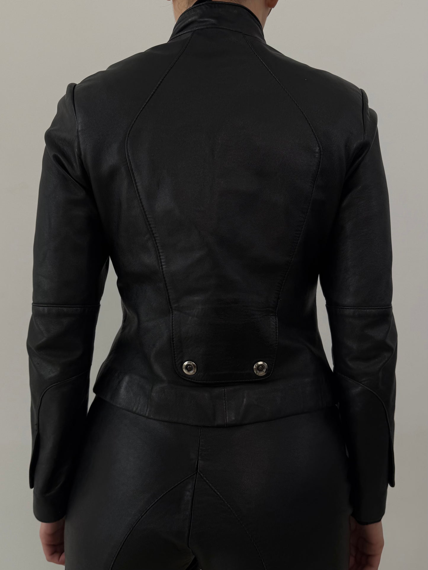 Vintage leather jacket TWINKLING GLOBAL